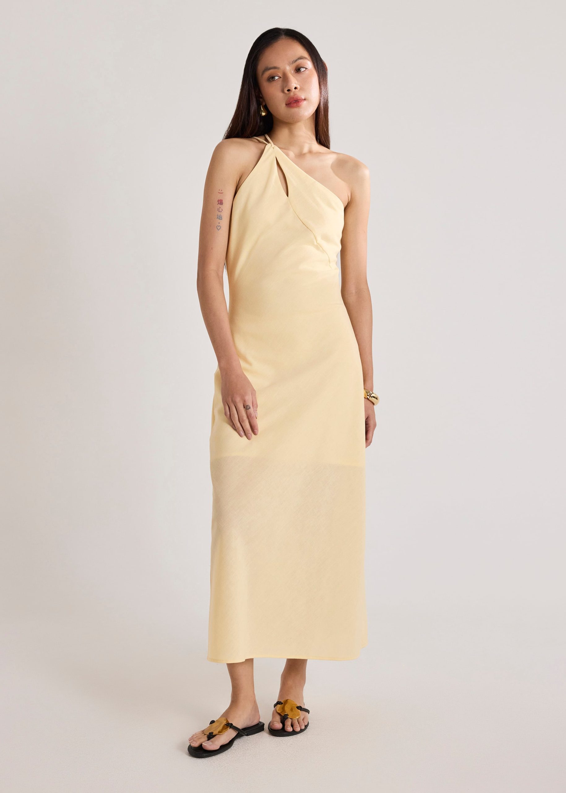 Bias Cut Toga Dress