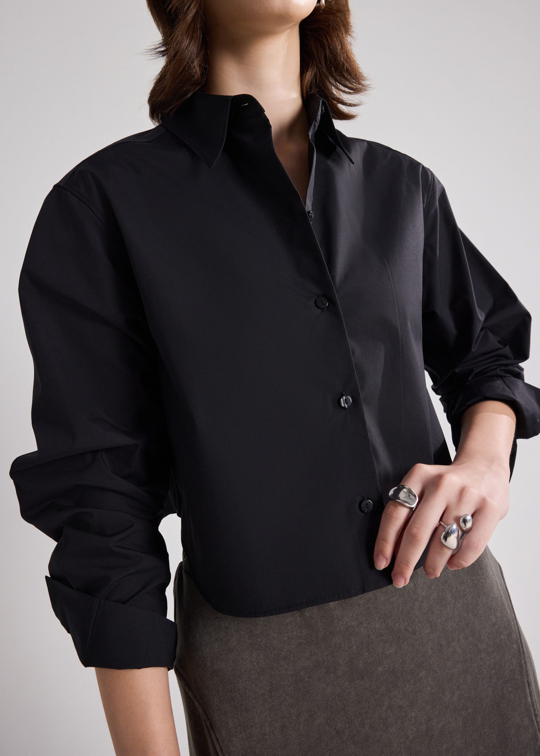 Riley RuchedReady® Crop Shirt - Image 7
