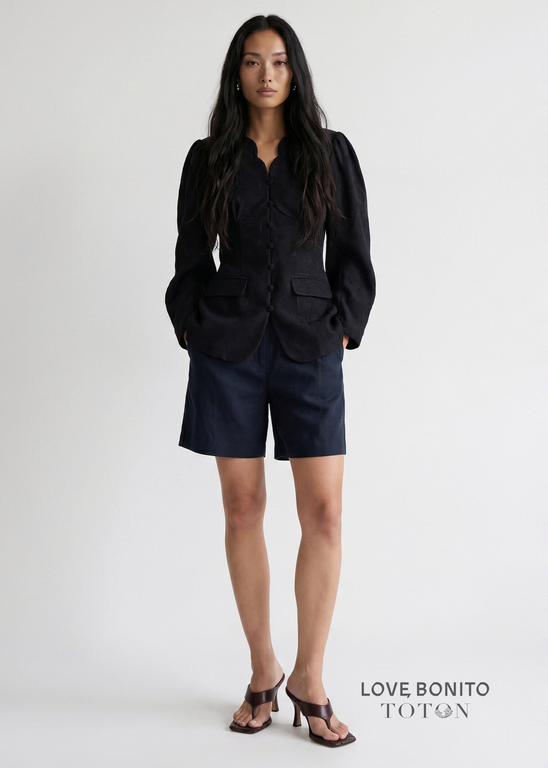 Love, Bonito x TOTON RuchedReady® Lace Blazer - Image 7