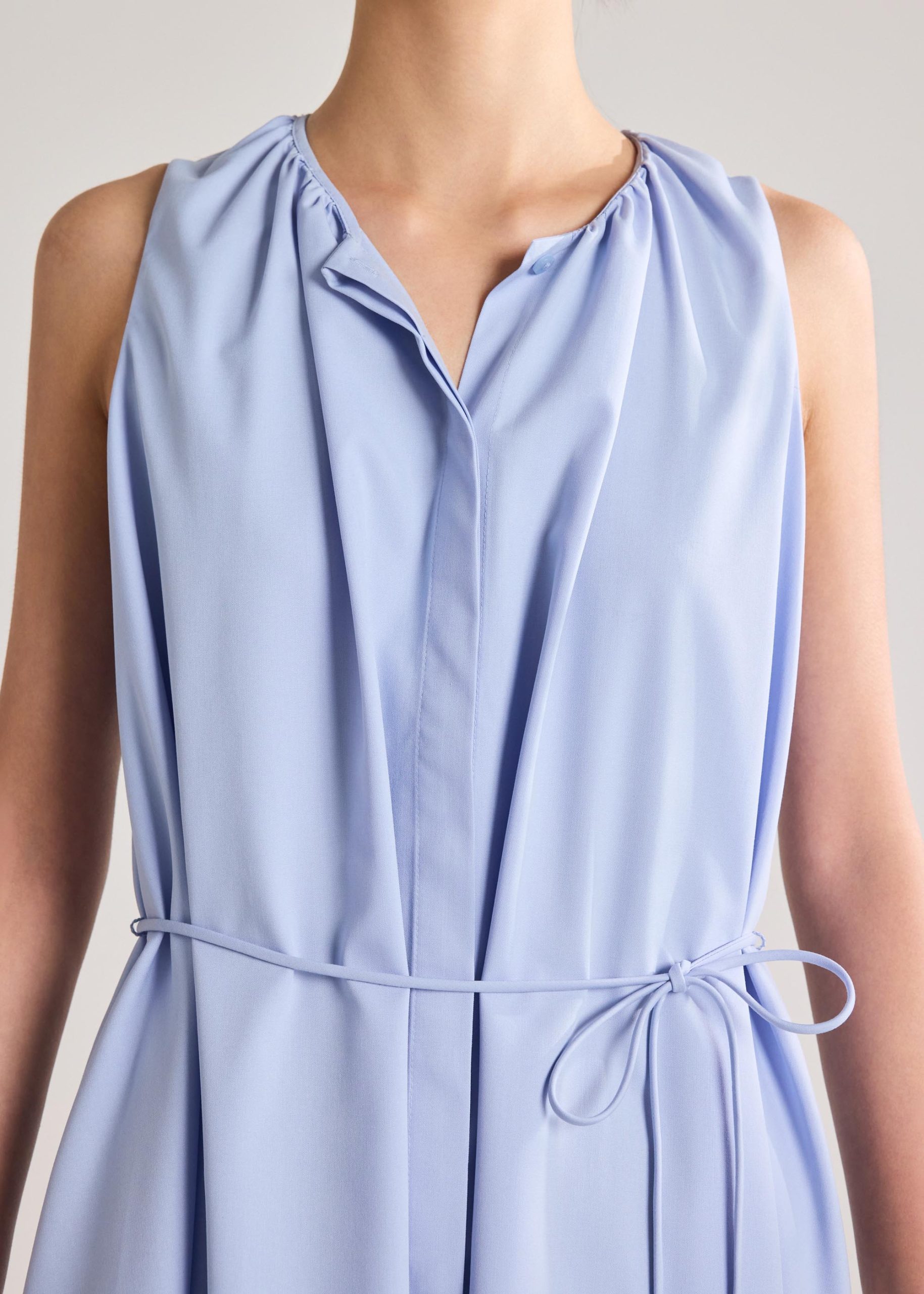 Poplin Ruched Dress - Image 12