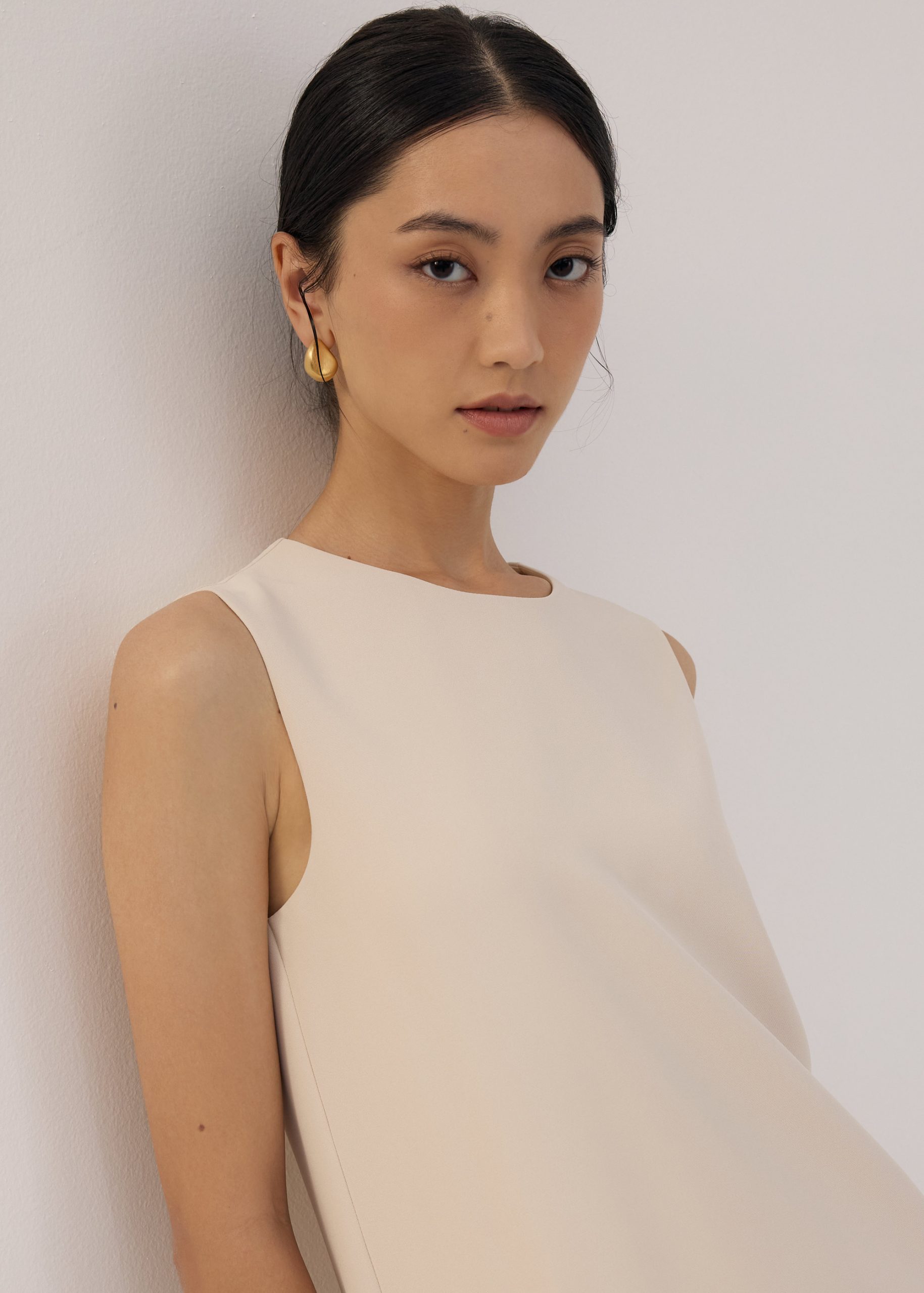Round Neck Shift Mini Dress - Image 7