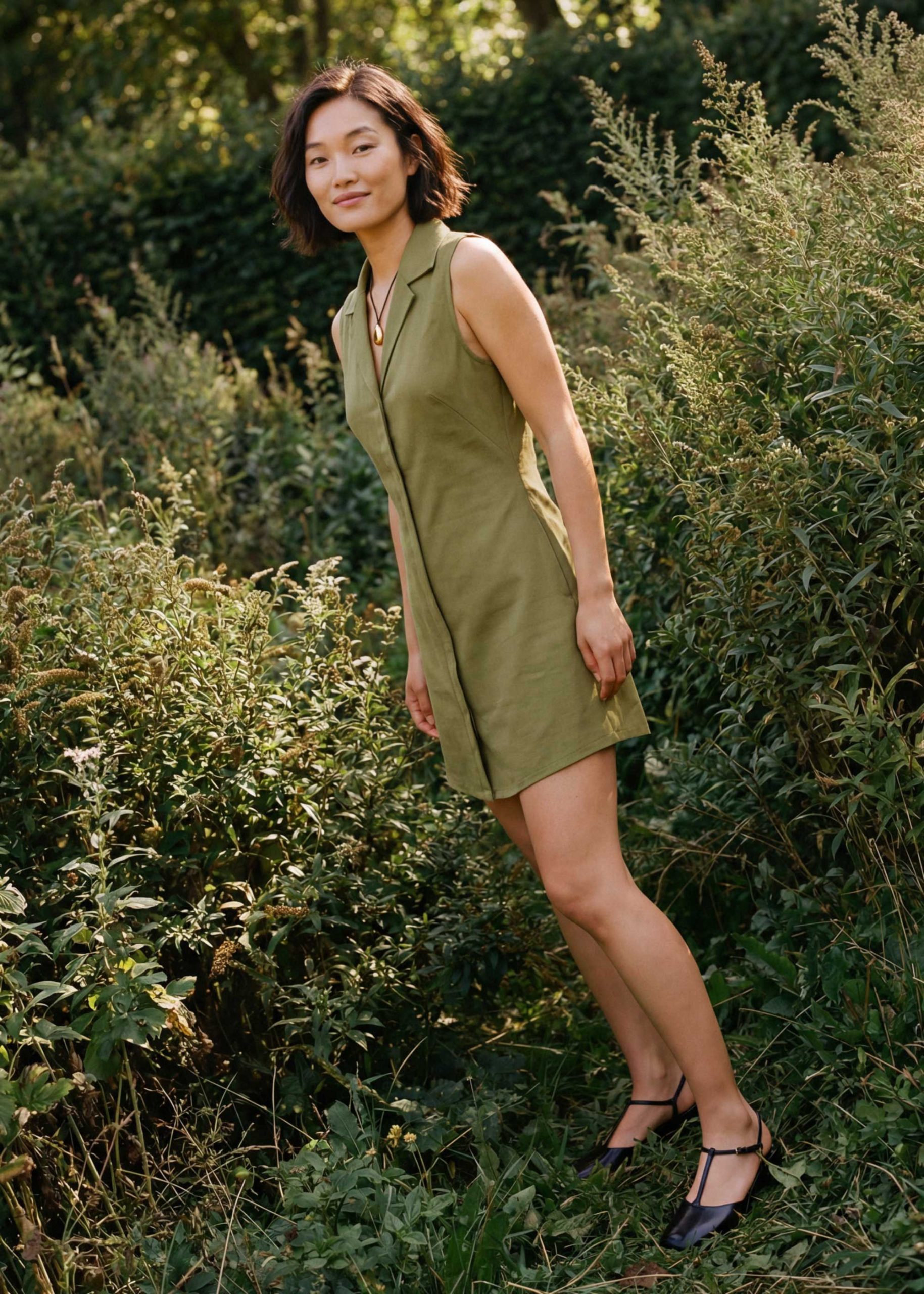 Ginny Collared A-line Dress
