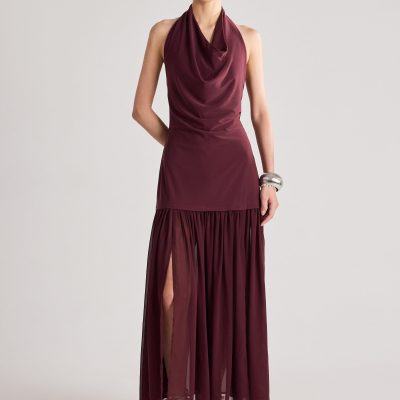 BraFree by LB Cowl Neck Dress
