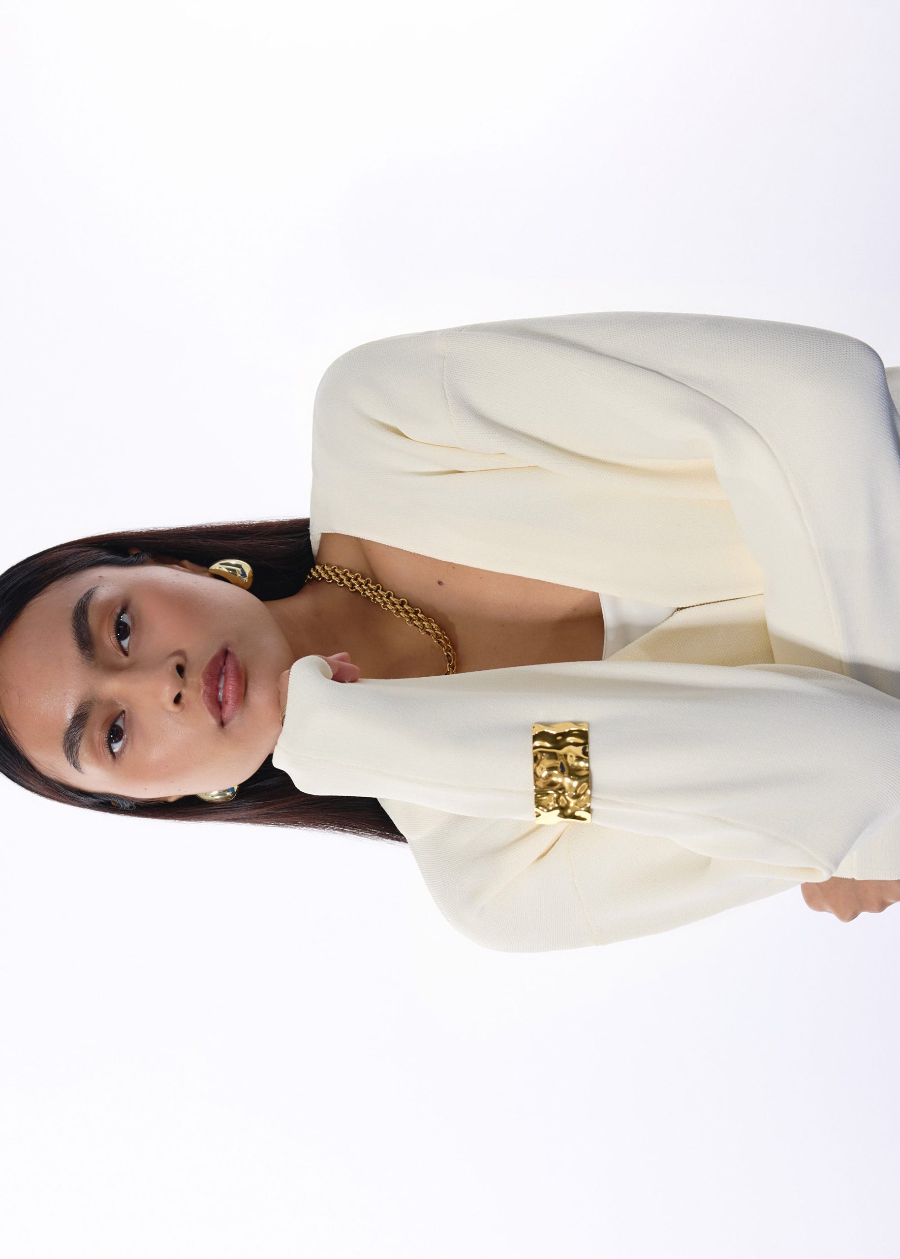 Micah Knit Cinched Waist Long Cardigan - Image 2