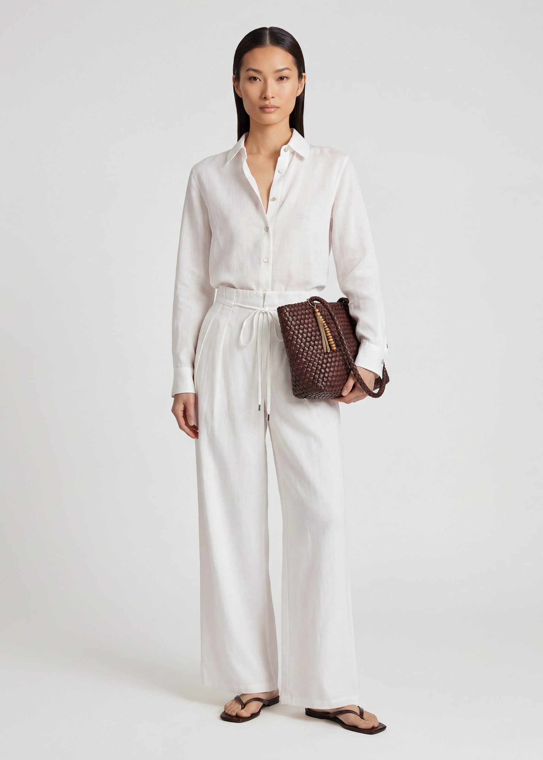 PETITE Nora Leggy??Premium Linen Pants - Image 7