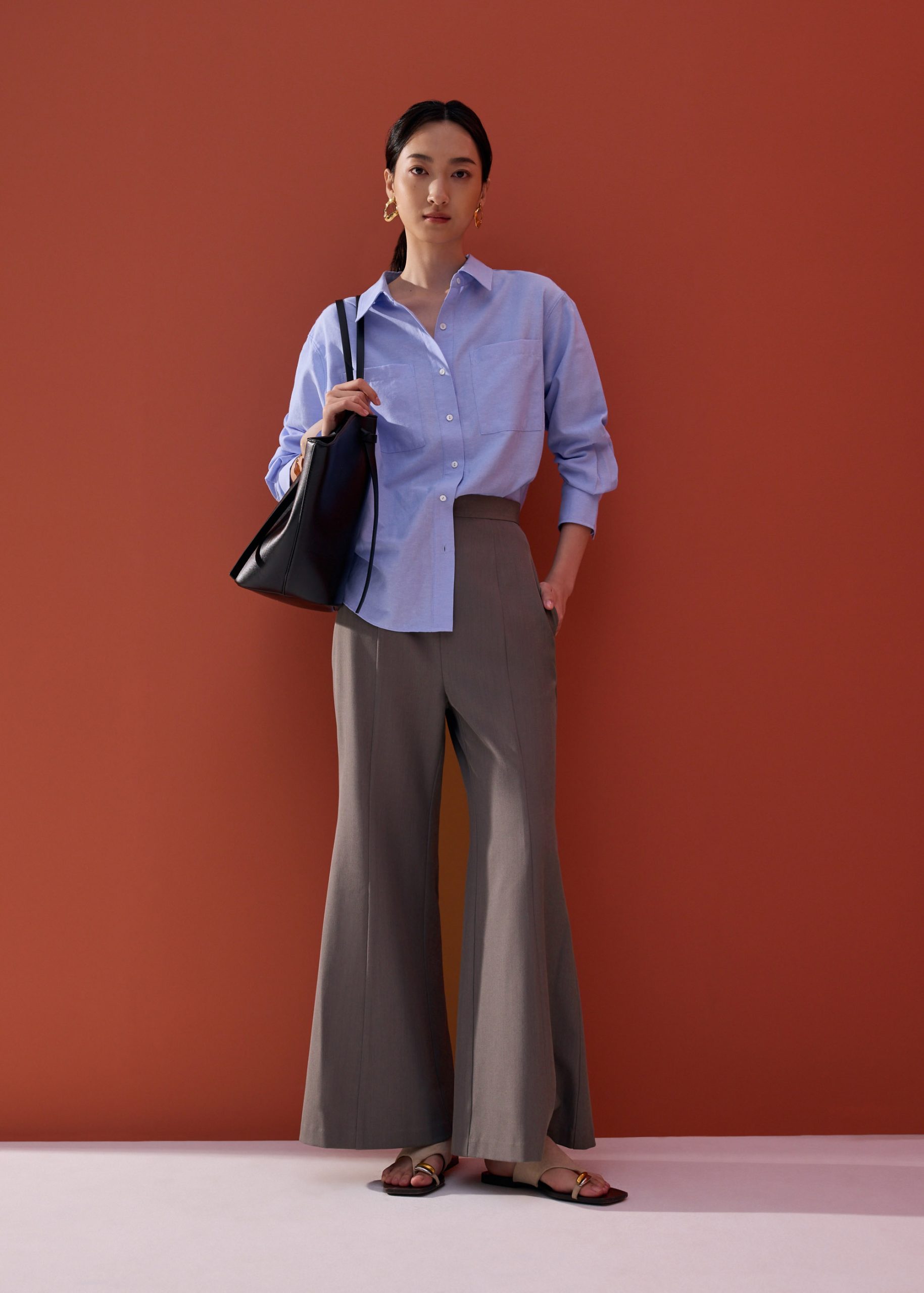 Leggy??Sarita High Waist Boot Cut Pants - Image 10