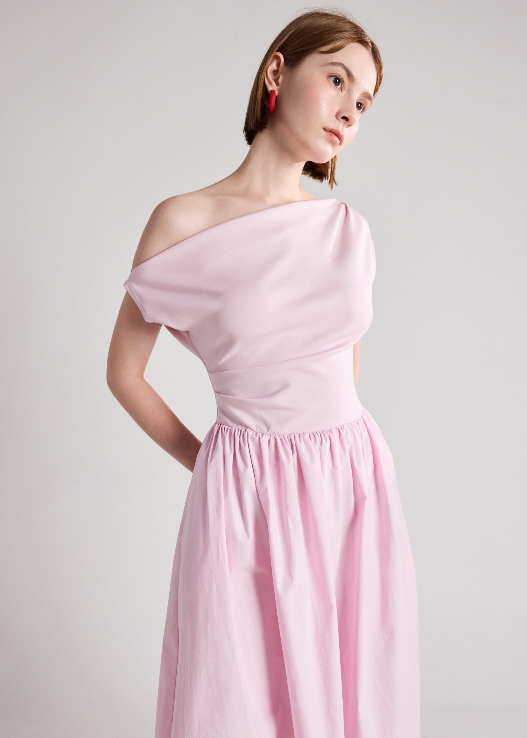 Asymmetric Fit & Flare Midaxi Dress - Image 19