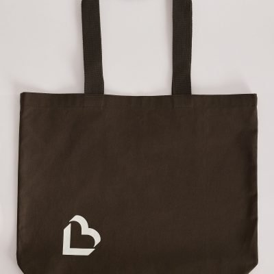 LB Canvas Shopper Tote Bag