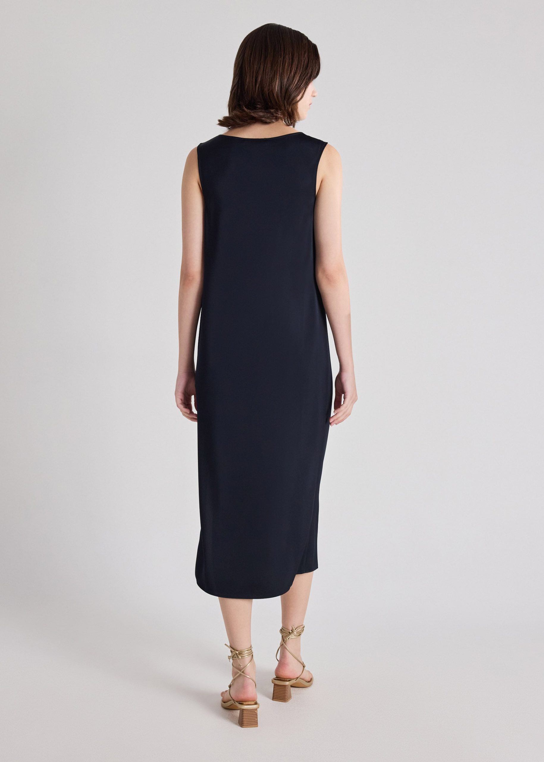 Yuni Satin Column Dress - Image 4