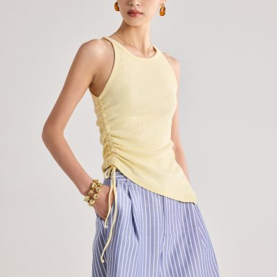 Jersey Asymmetric Long Tank