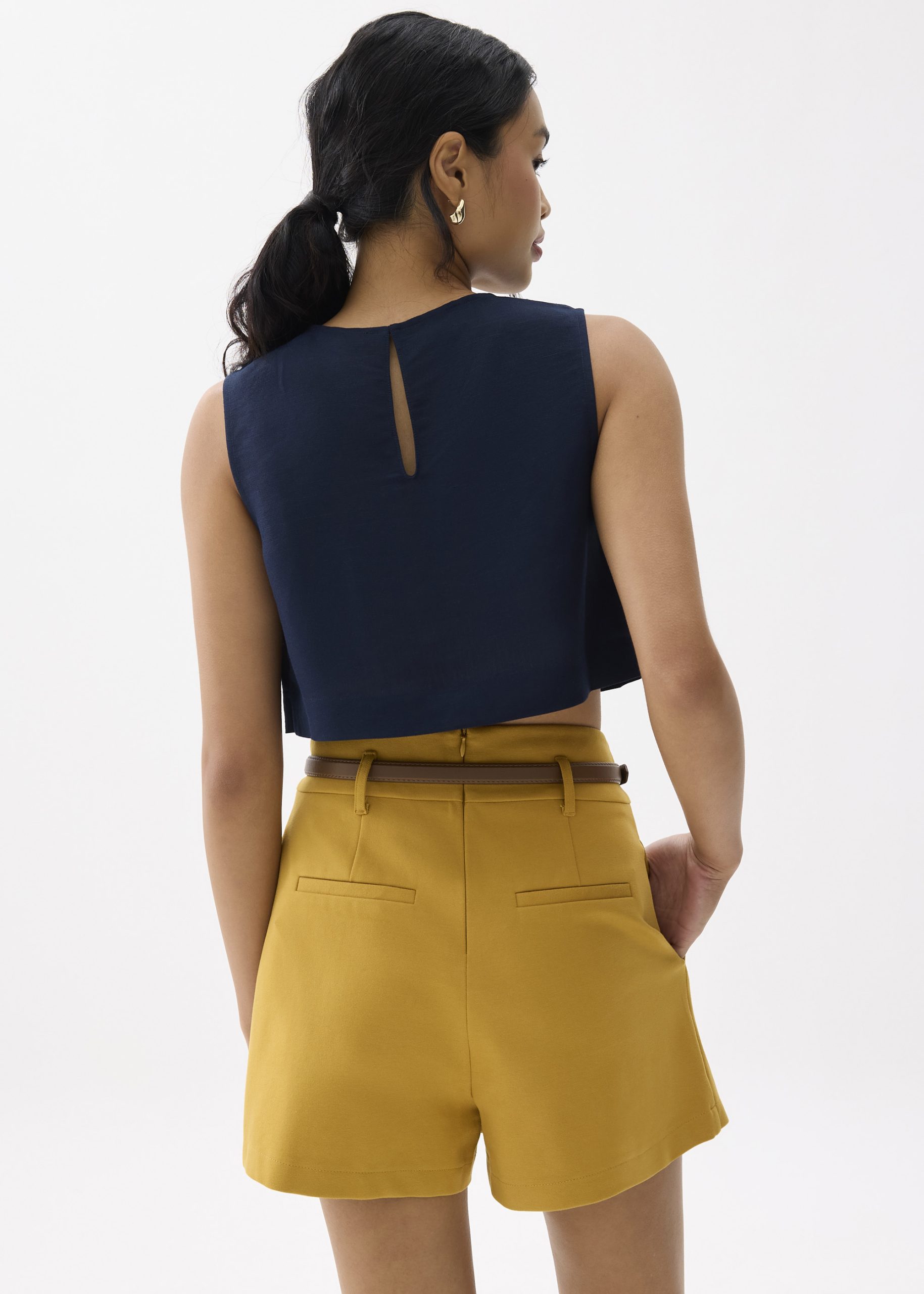 Belted A-line Skort - Image 16