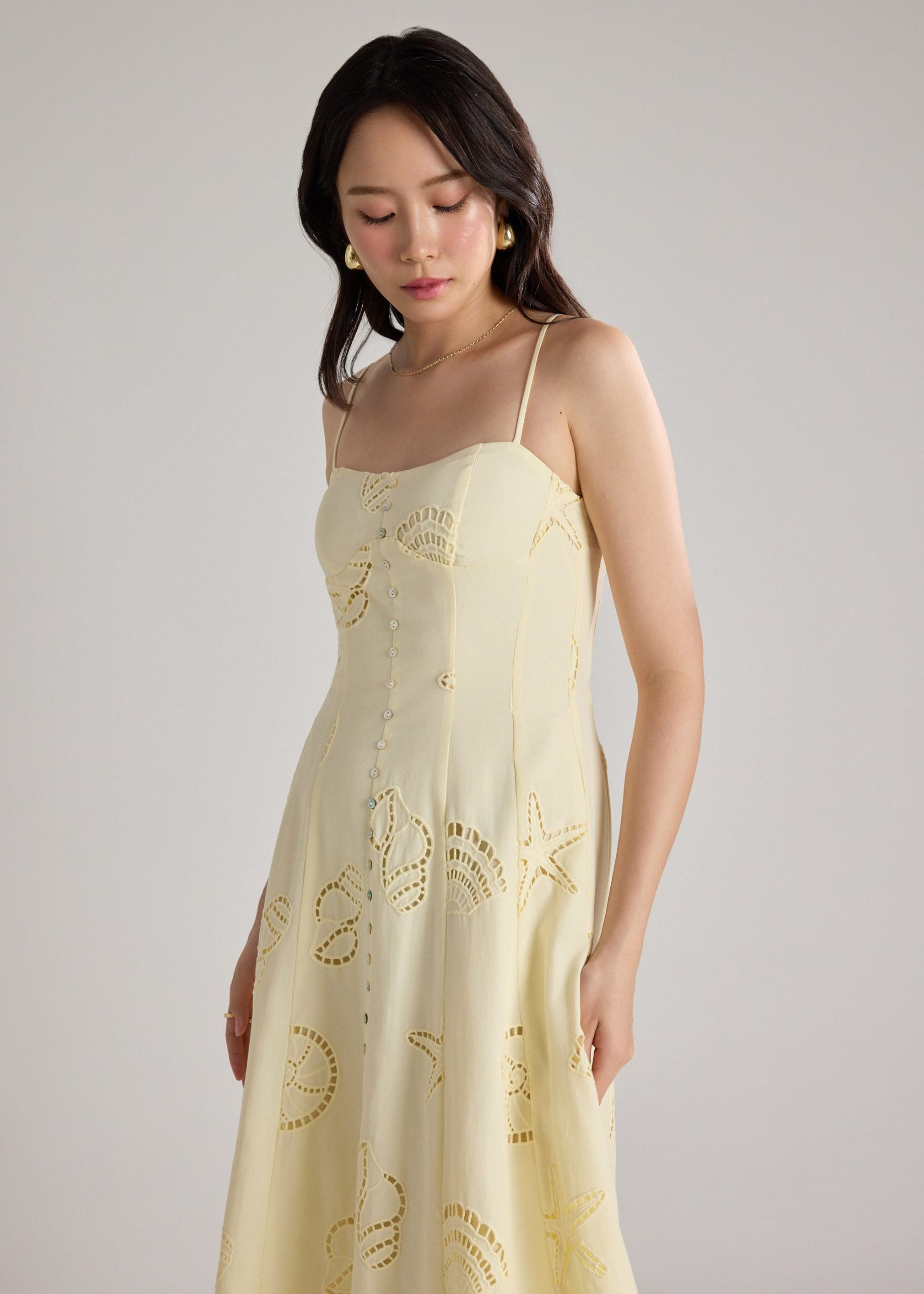 BraFree by LB Sweetheart Dress in Tidal Escape Broderie - Image 8