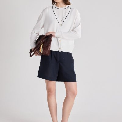 Maris Contrast Knit Cardigan