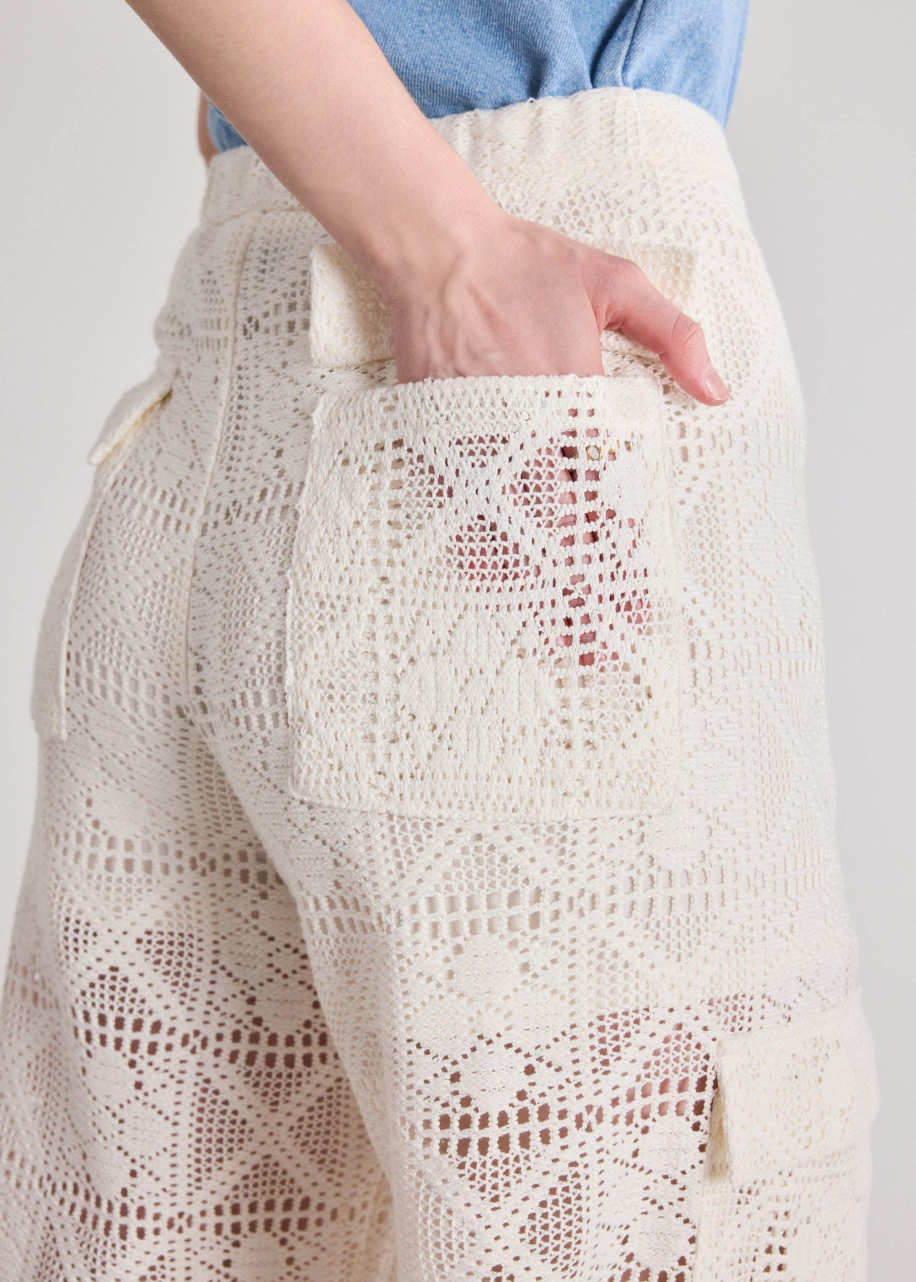 Crochet Cargo Pants - Image 16