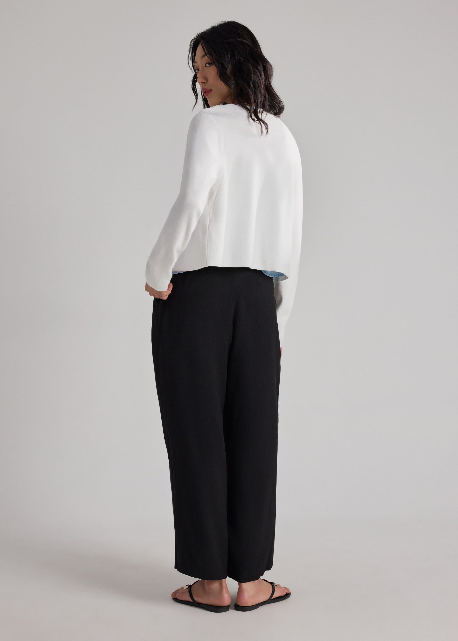Floral Eyelet Knit Cardigan - Image 4