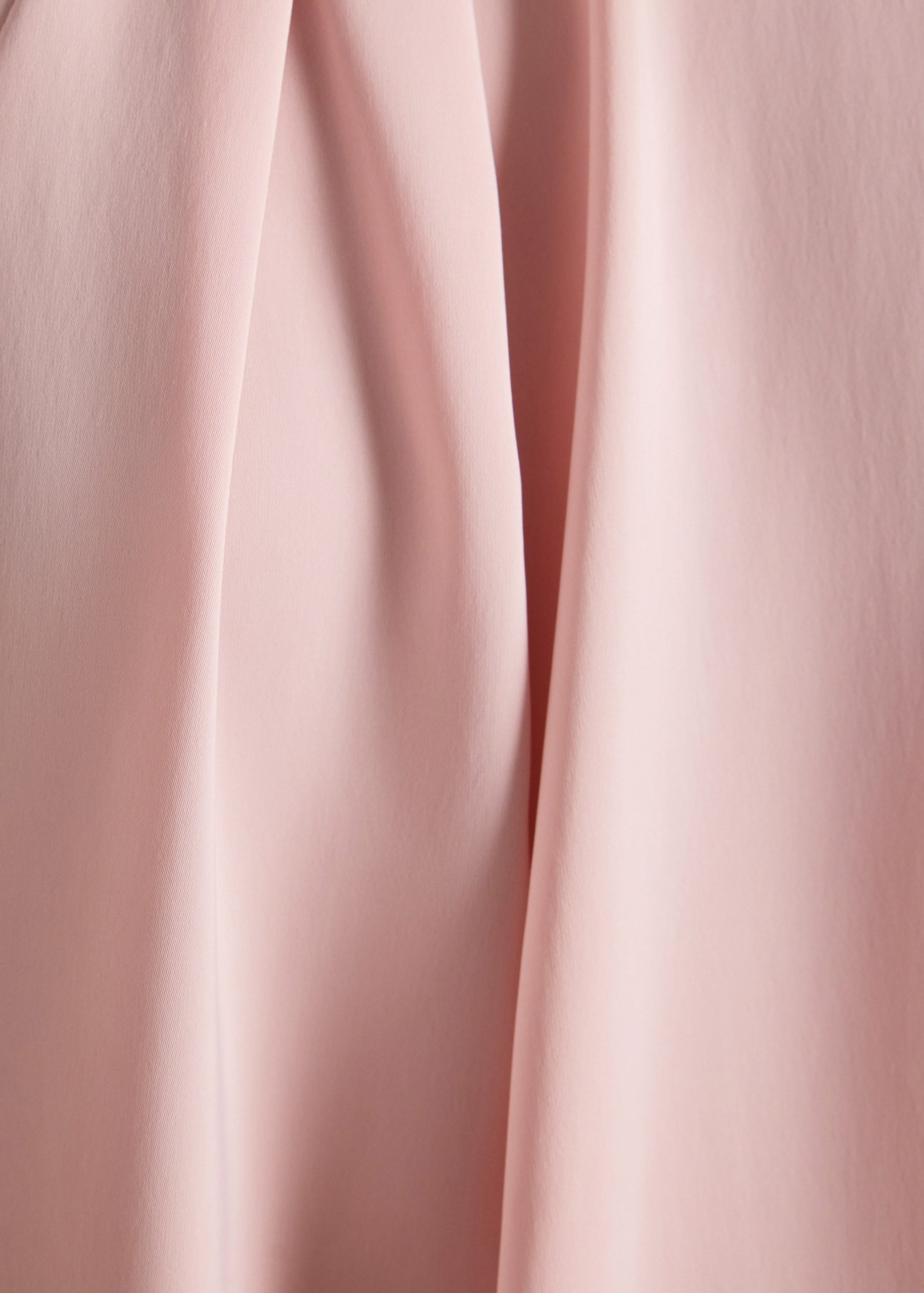 Satin Drape Collared Blouse - Image 12