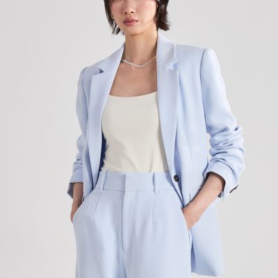 Rachel RuchedReady® Crepe Blazer