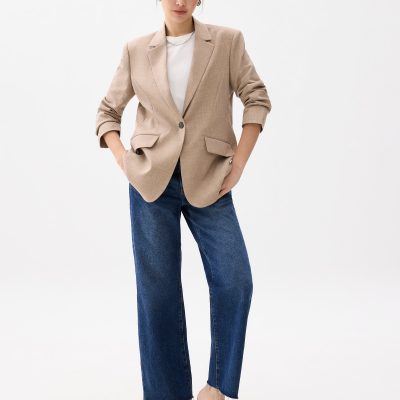 RuchedReady® Rachel Melange Blazer