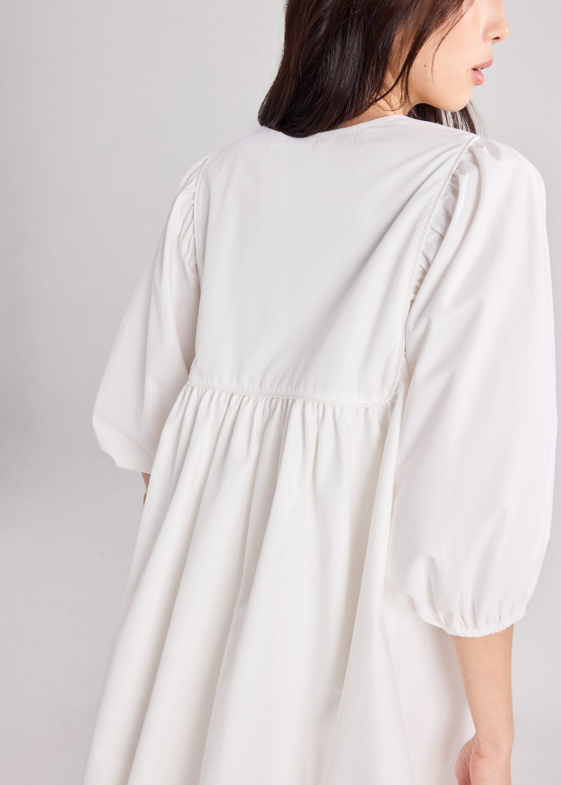 Poplin Babydoll Dress - Image 11
