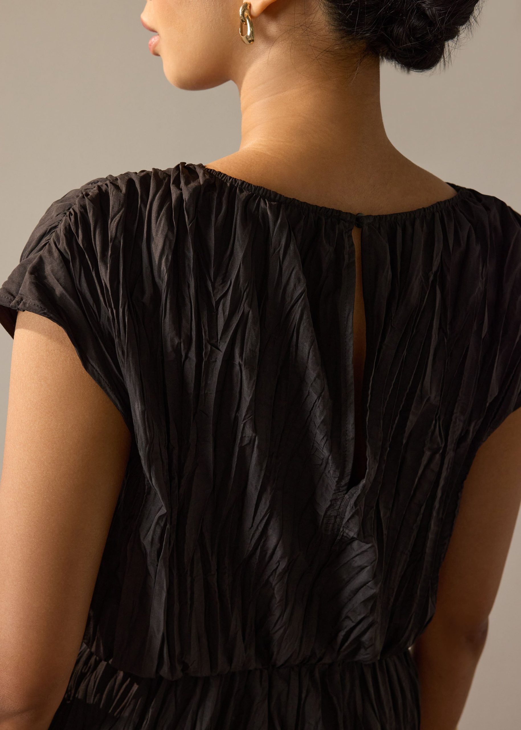 Crinkle Pleats Jumpsuit - Image 7