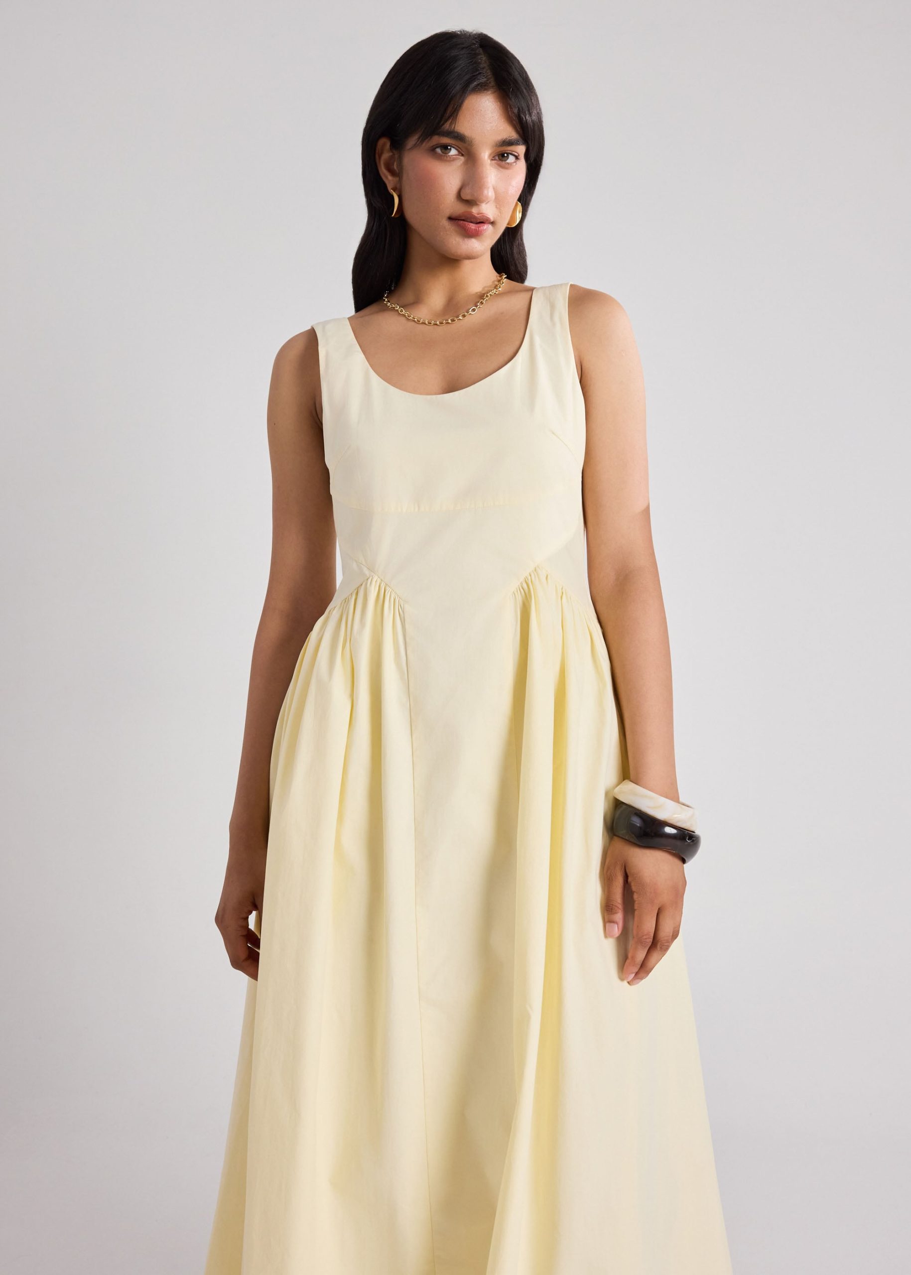 Cotton Fit & Flare Dress - Image 16