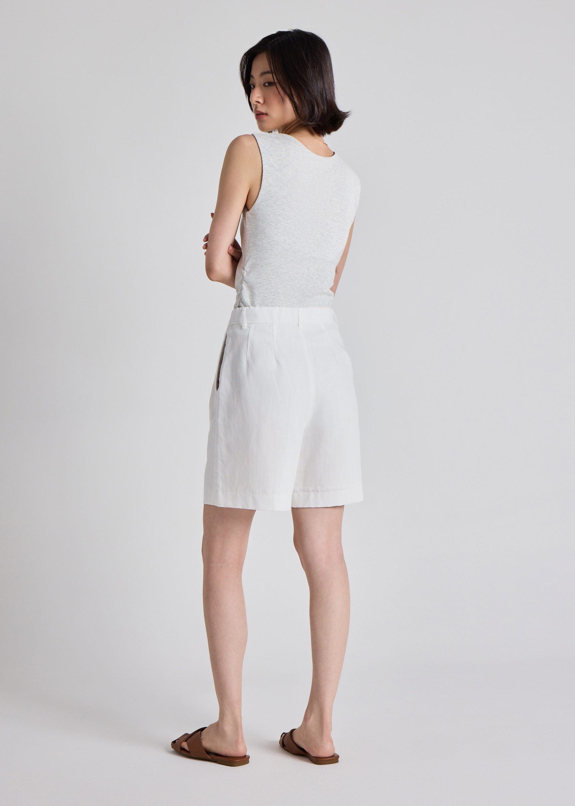 Lana Premium Linen Shorts - Image 4