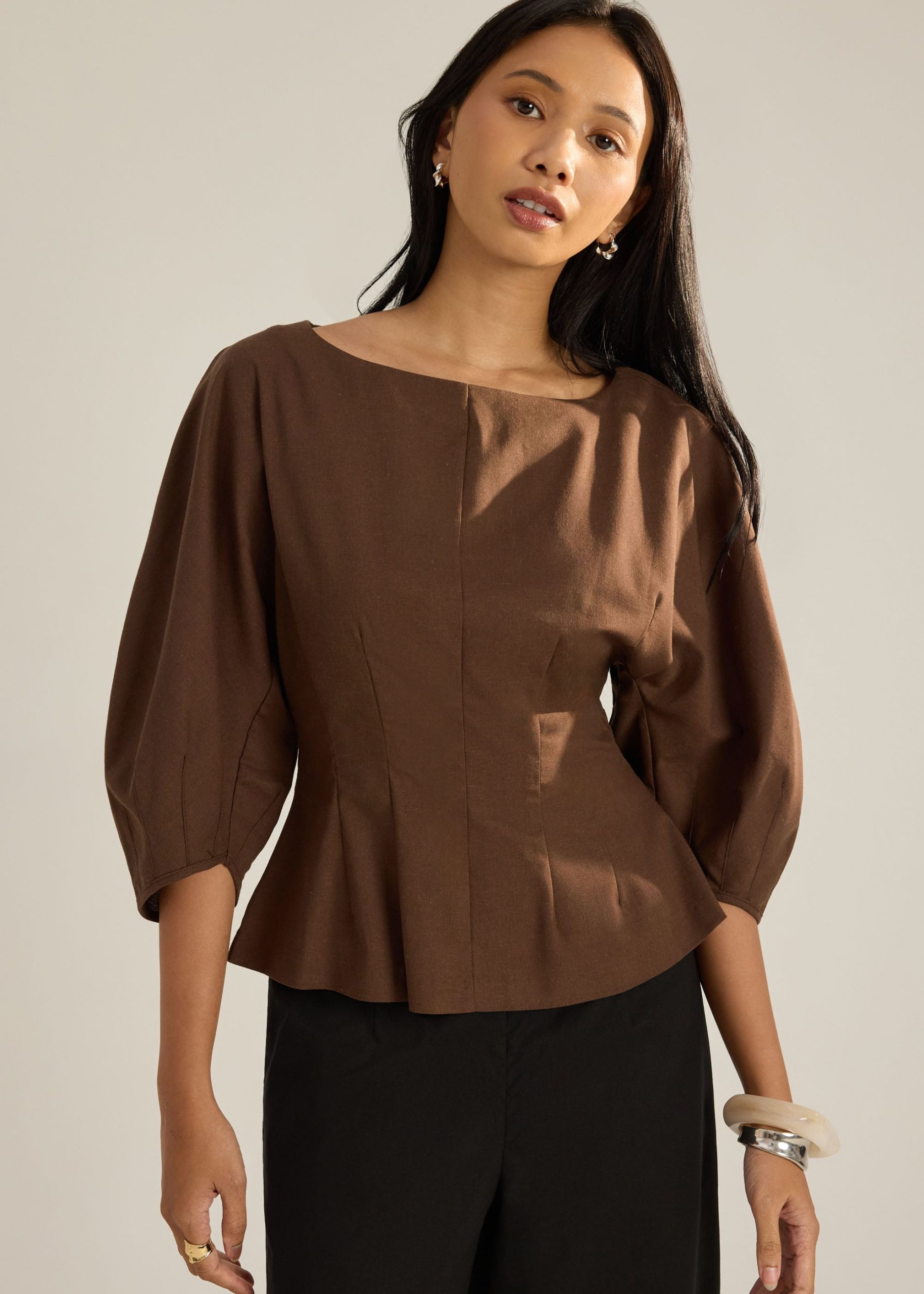 Solenne Puff Sleeve Top - Image 10