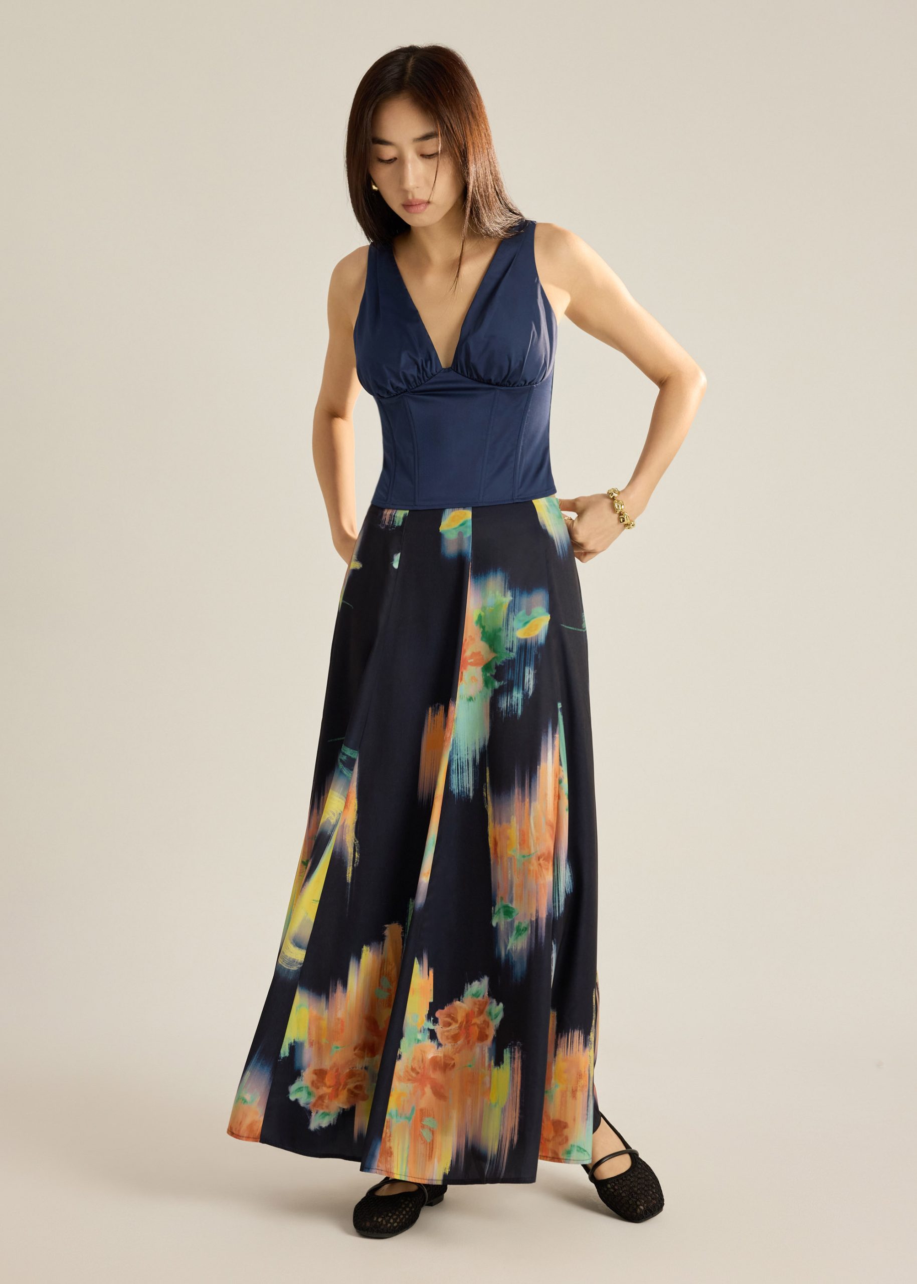 BraFree by LB Cotton Plunge Camisole - Image 13