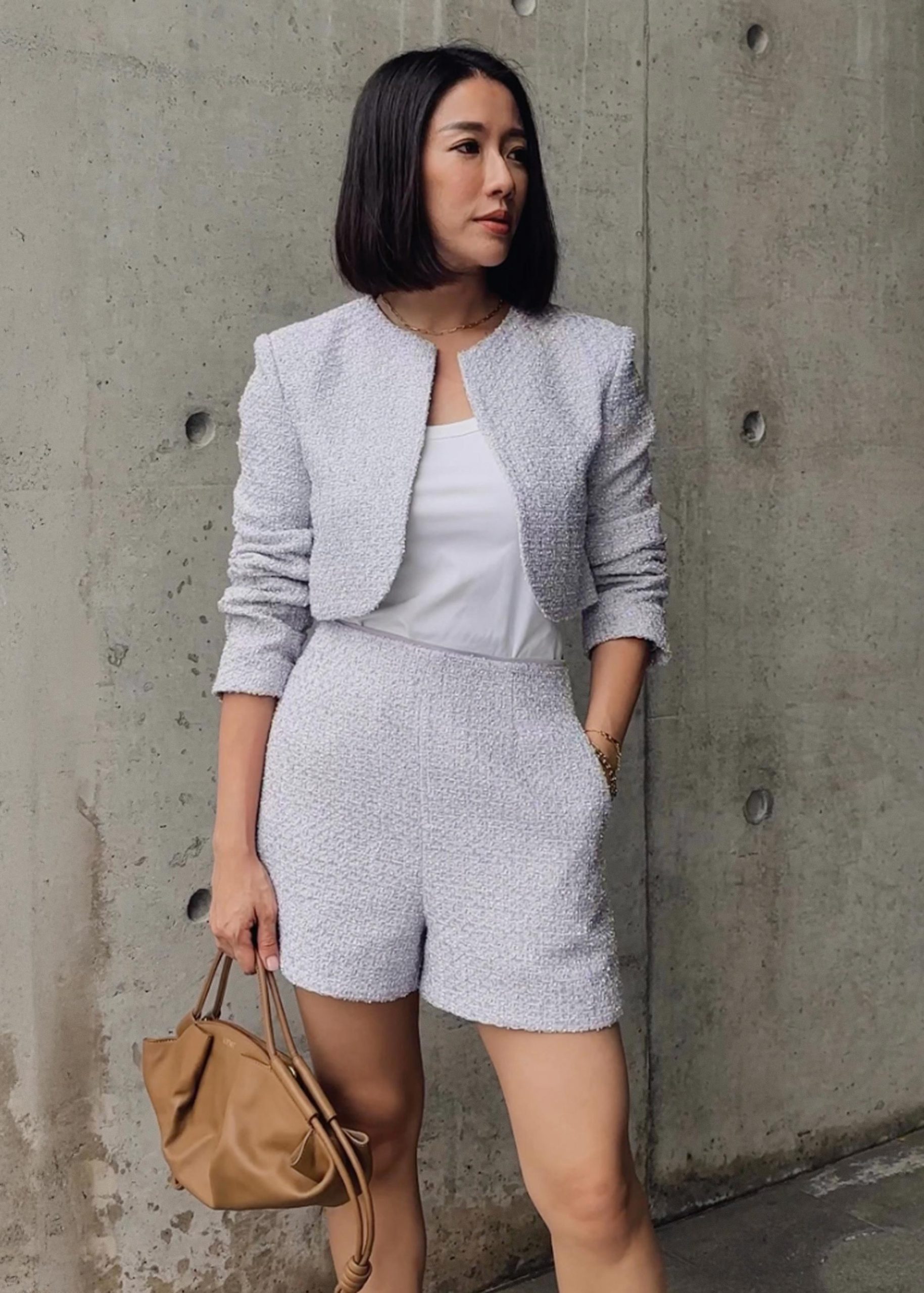 RuchedReady® Fumiko Ribbon Tweed Crop Jacket - Image 14