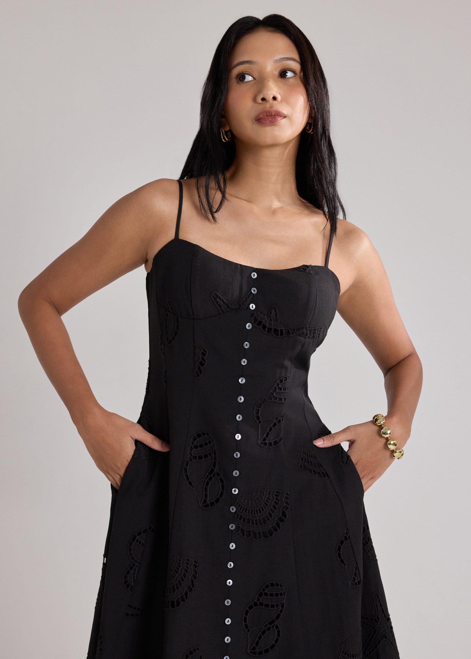 BraFree by LB Sweetheart Dress in Tidal Escape Broderie - Image 2