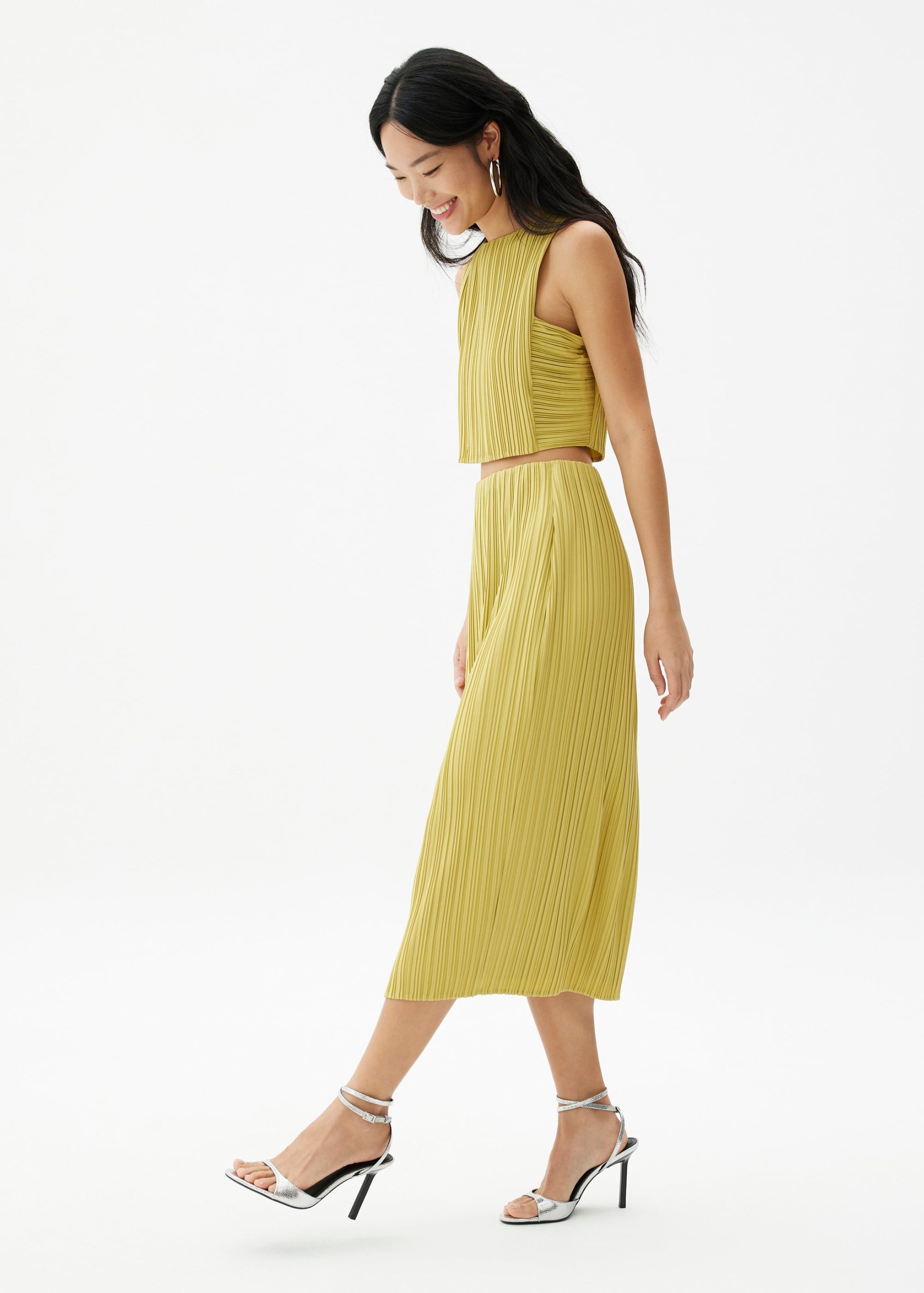 Gym Pleated Column Midi Skirt - Image 21