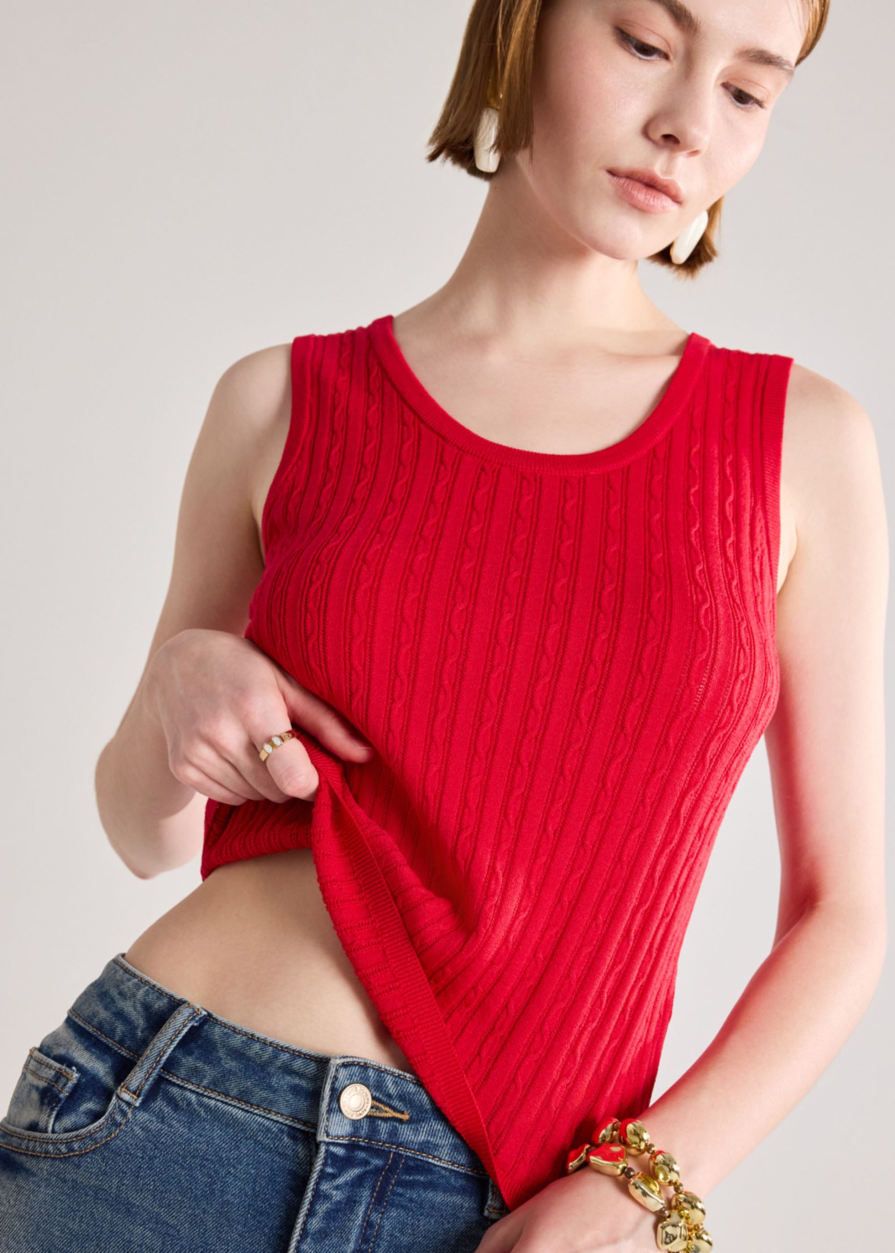 Cable Knit Tank - Image 20