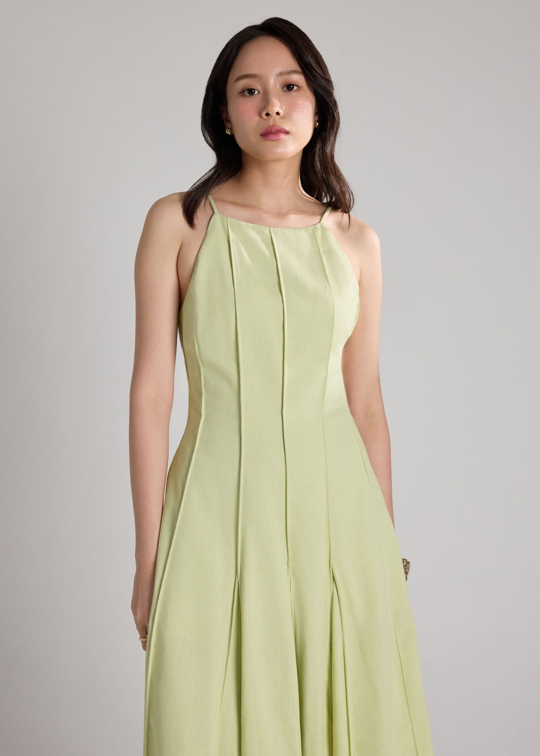Pintuck Fit & Flare Dress - Image 3