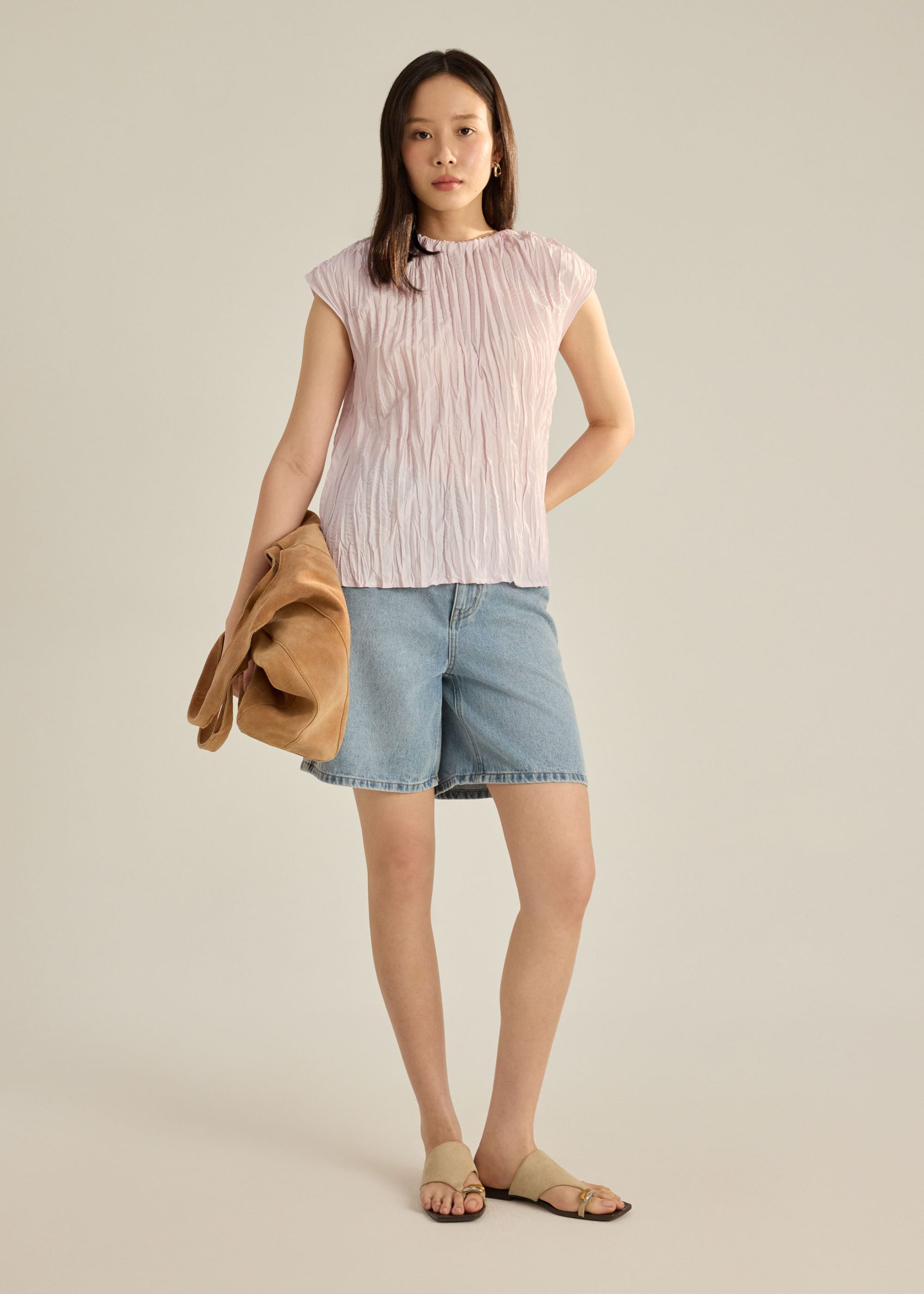 Sena Multi-way Crinkled Pleats Top - Image 14