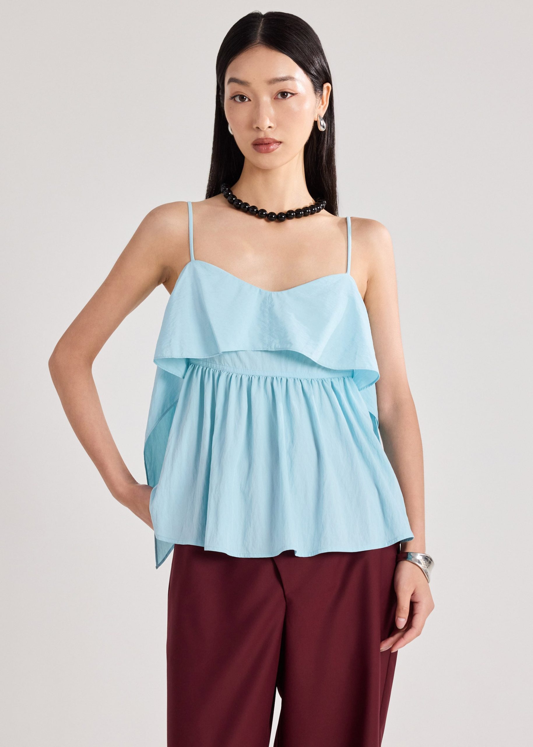 Ruffle Overlay Camisole