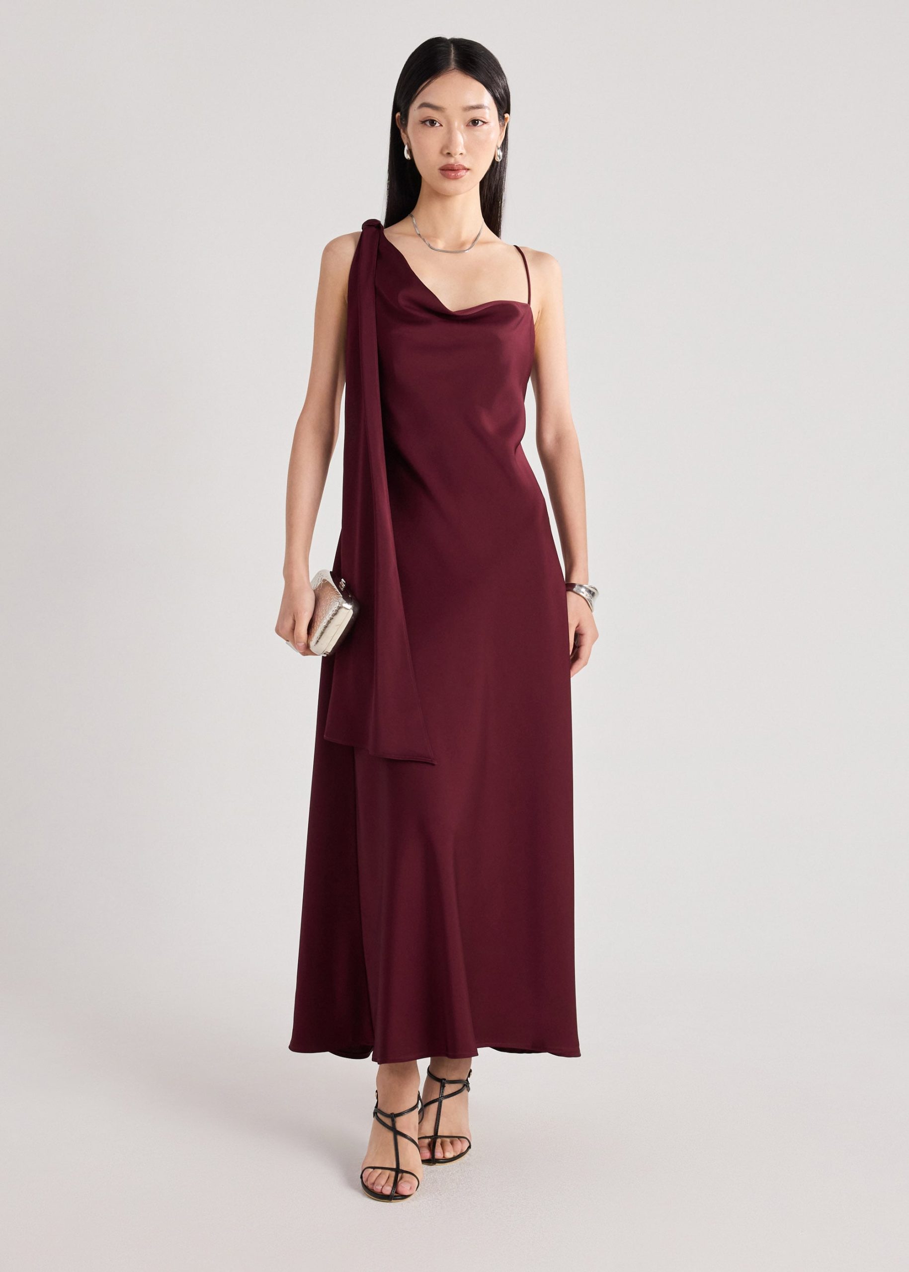BraFree by LB Multi-way Satin Bias Cut Dress - Image 9