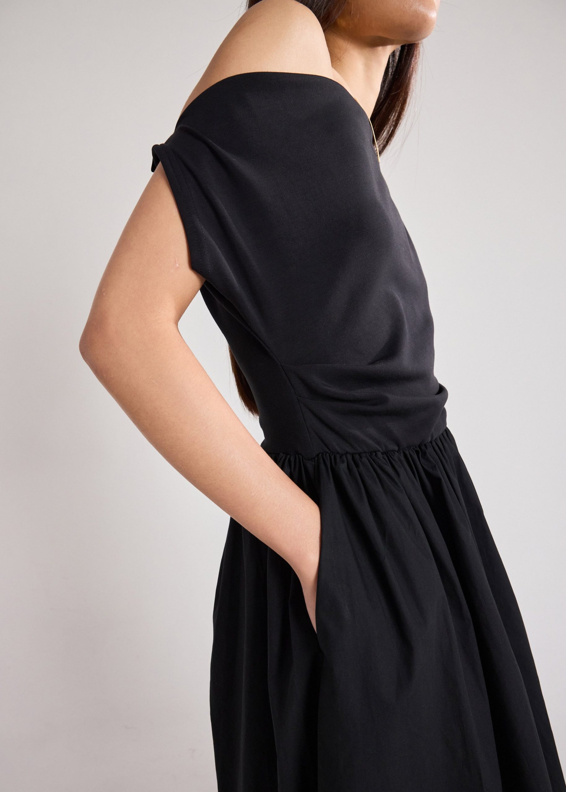 Asymmetric Fit & Flare Midaxi Dress - Image 6