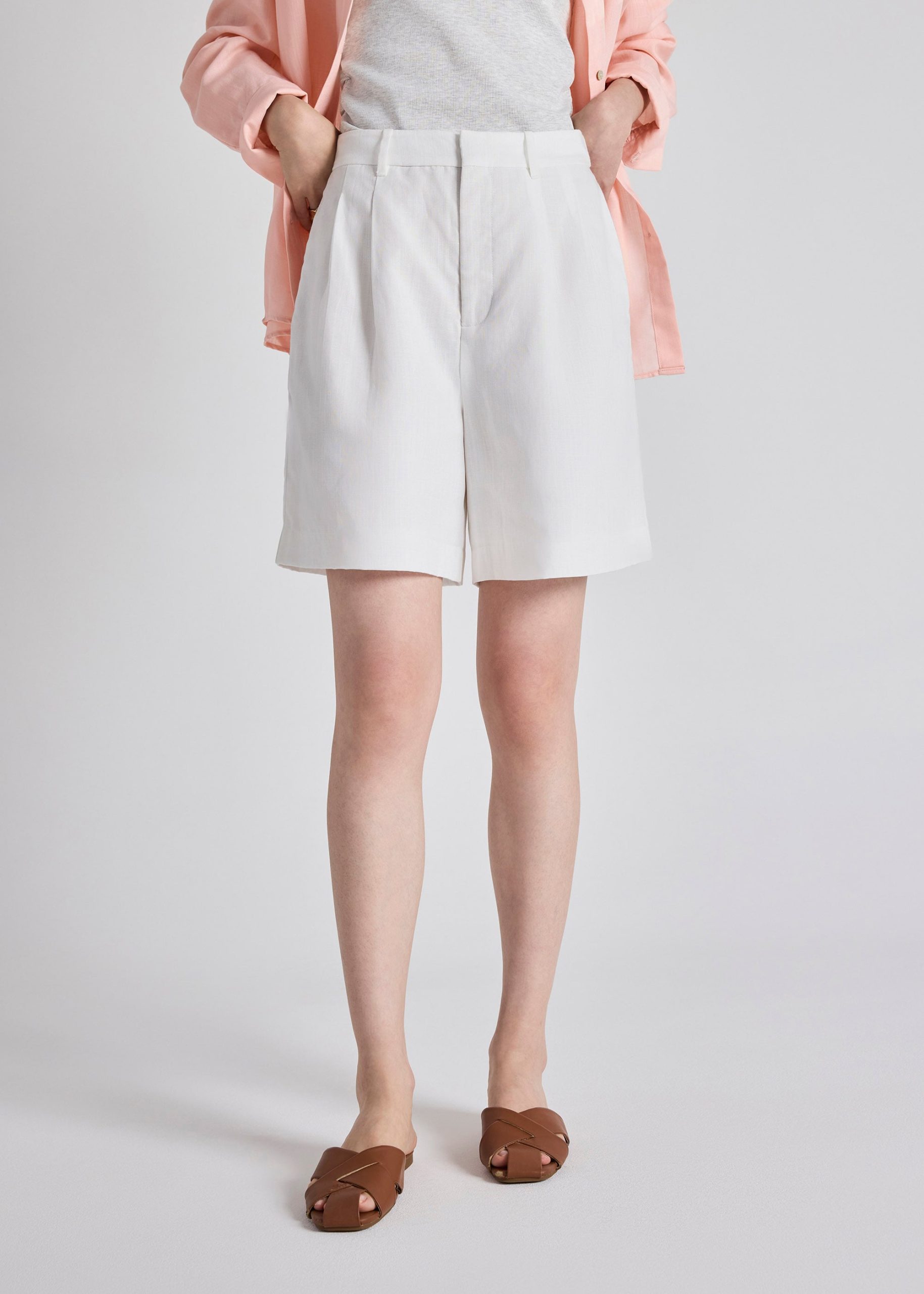 Lana Premium Linen Shorts - Image 3