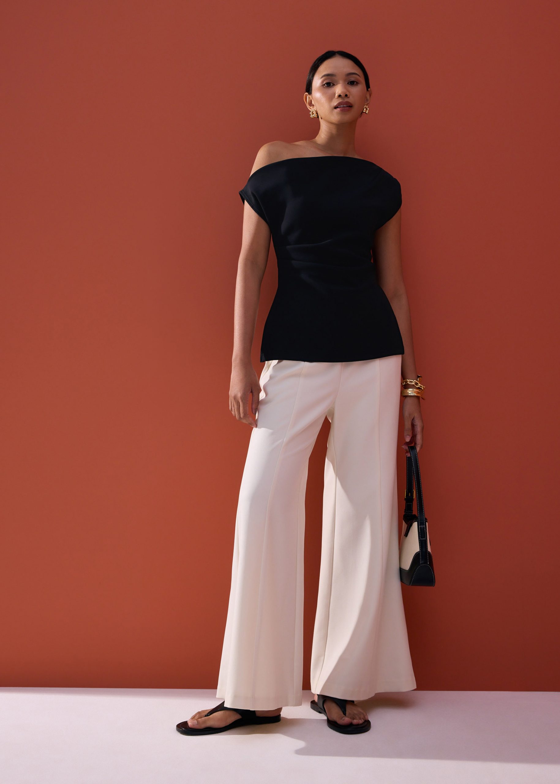 Leggy??Sarita High Waist Boot Cut Pants - Image 4