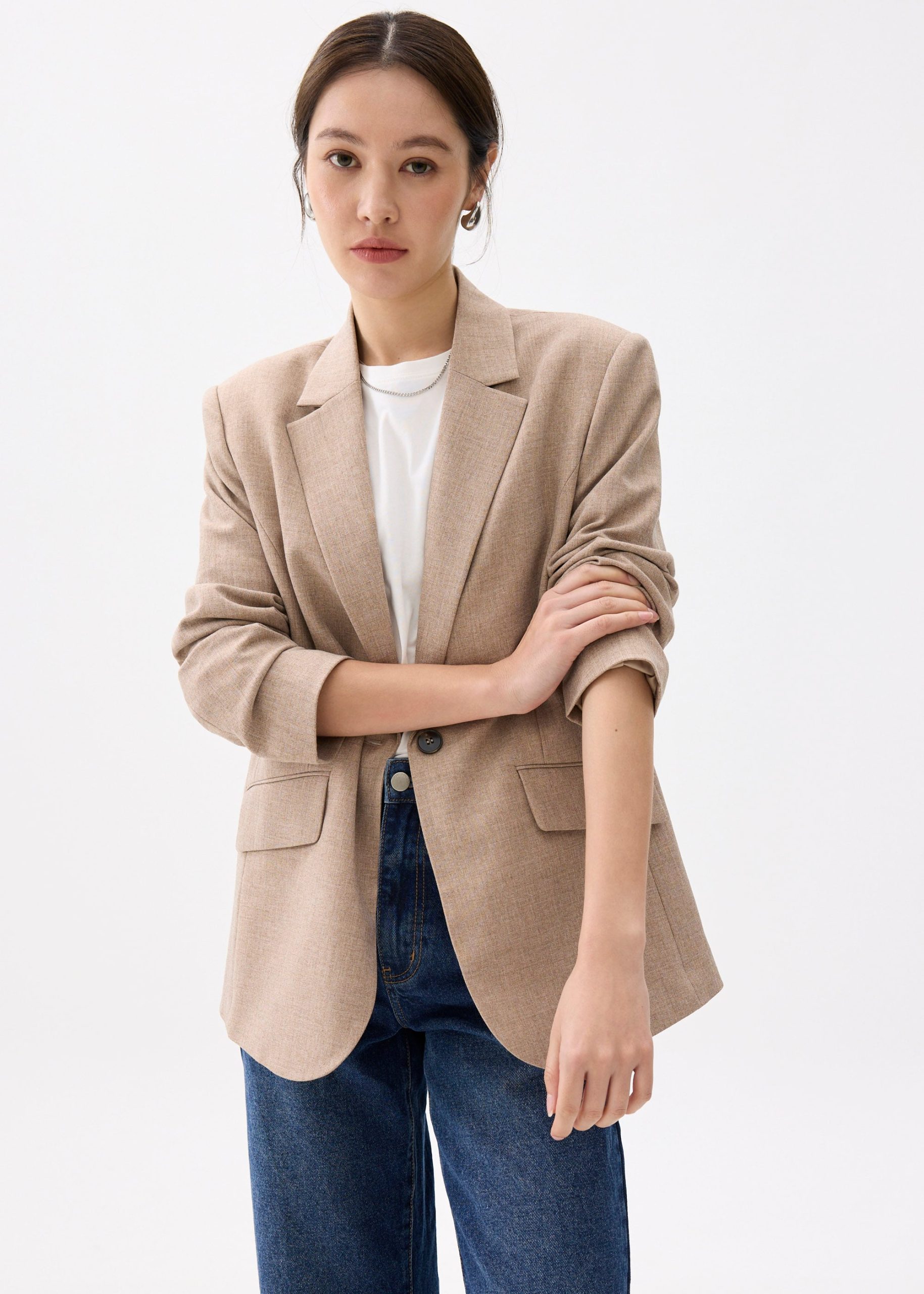 RuchedReady® Rachel Melange Blazer - Image 3