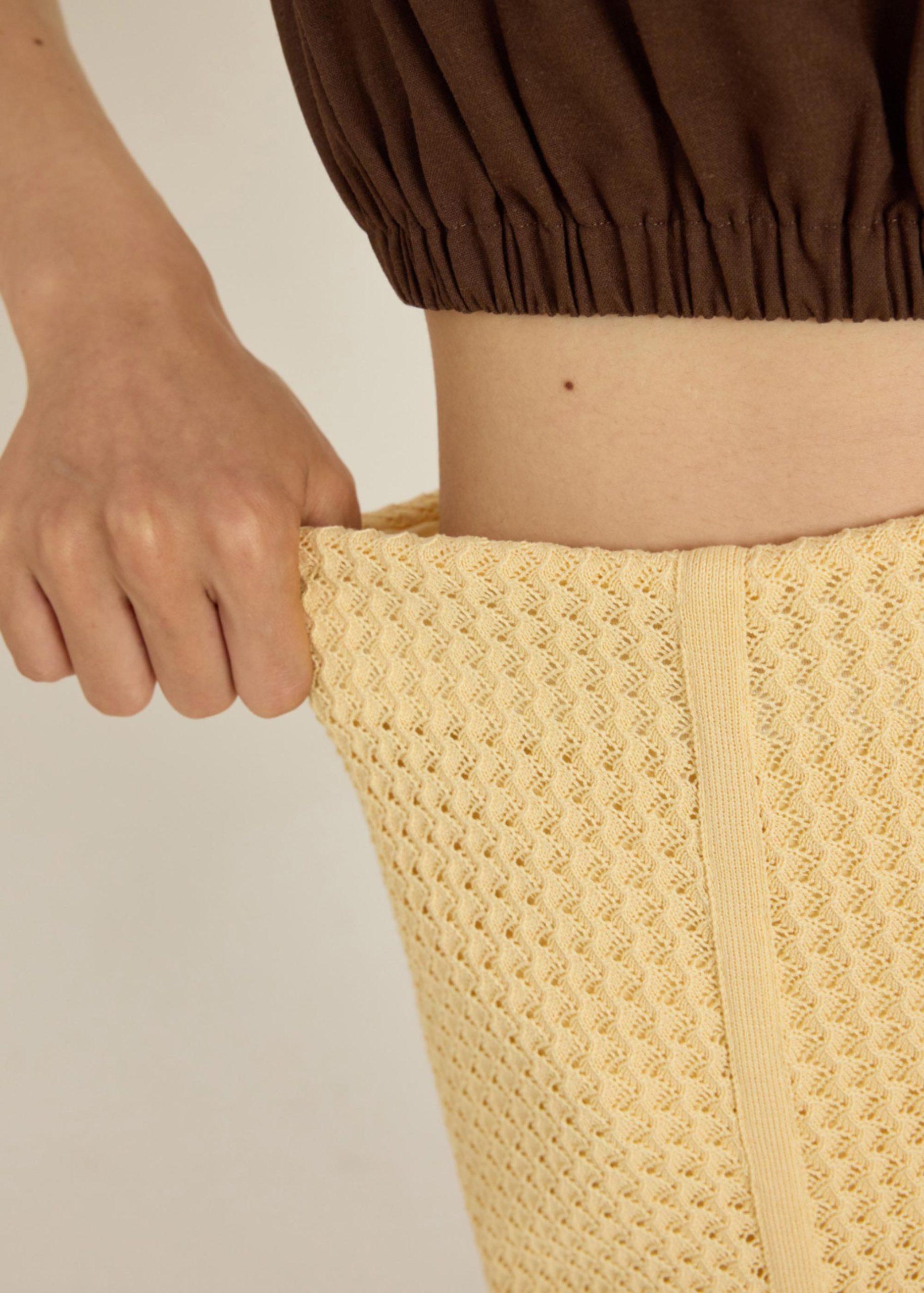 Nisa Waffle Knit A-Line Skirt - Image 17