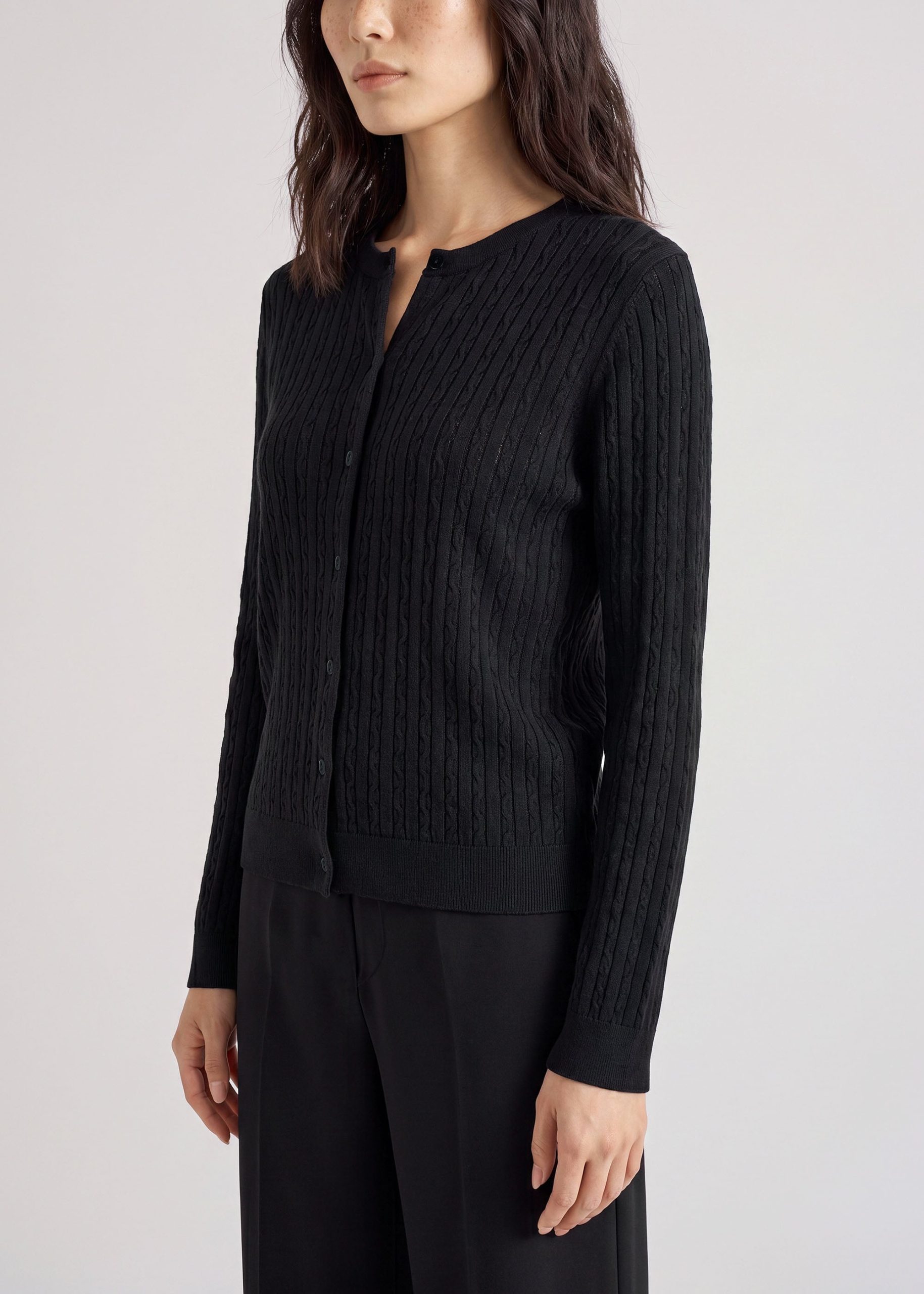 Cable Knit Cardigan - Image 7