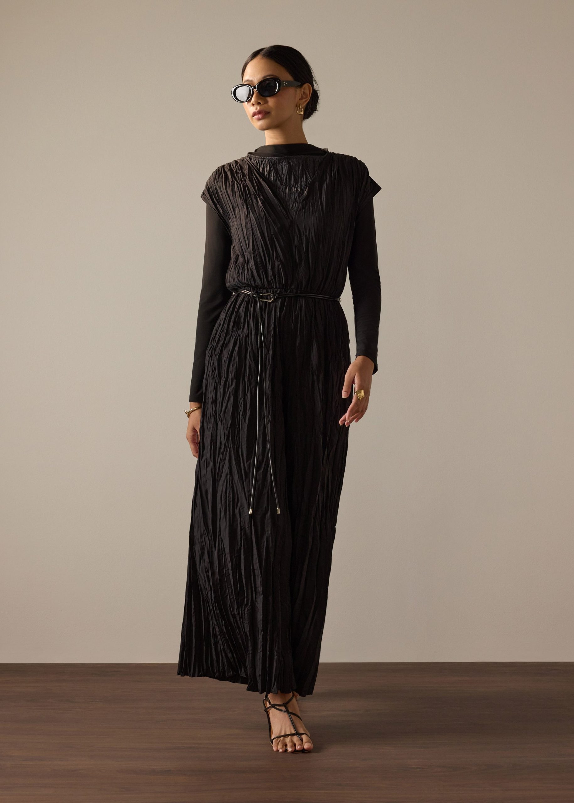 Crinkle Pleats Jumpsuit - Image 8