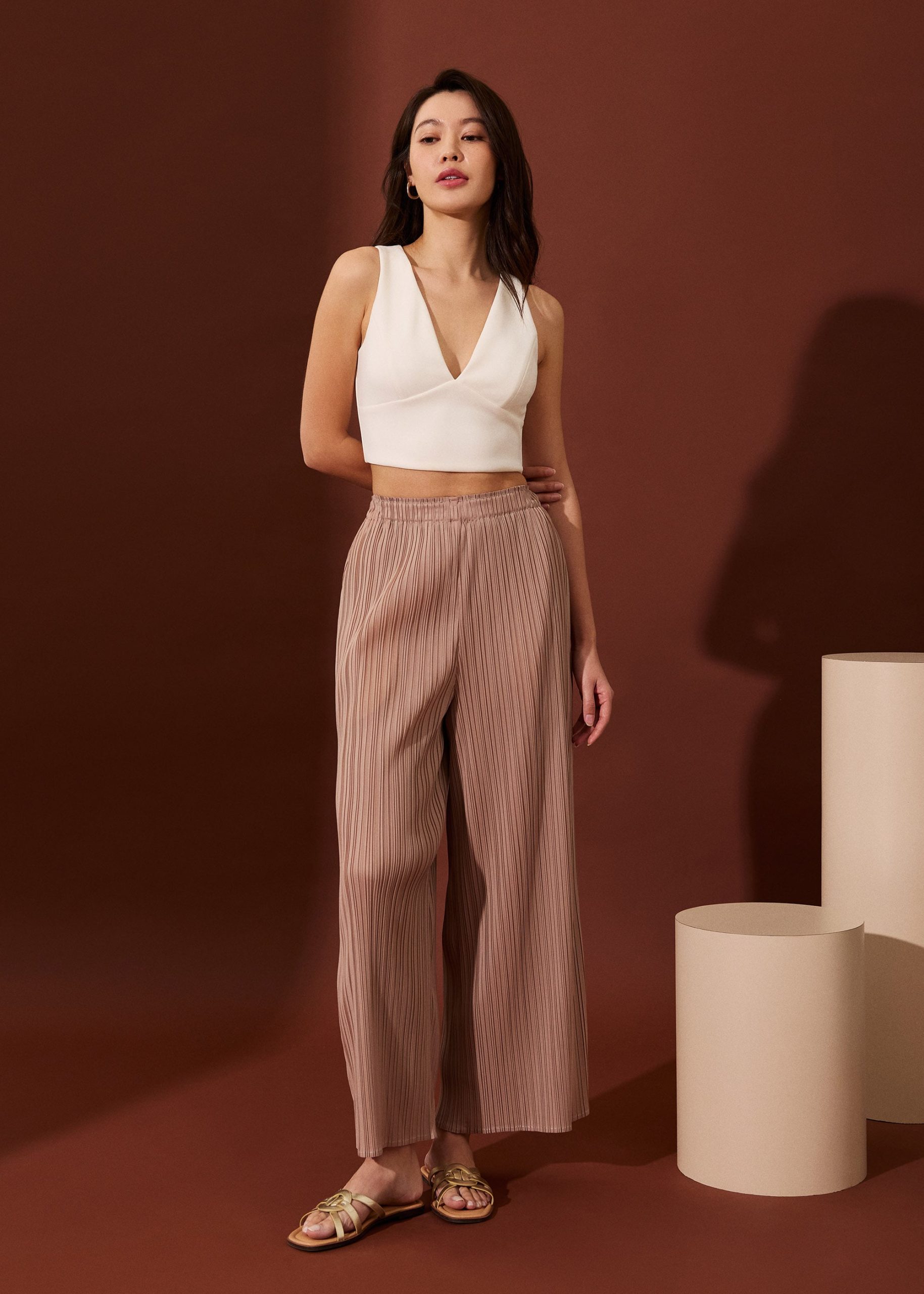 Leggy??Anh Plissé Wide Leg Pants - Image 8