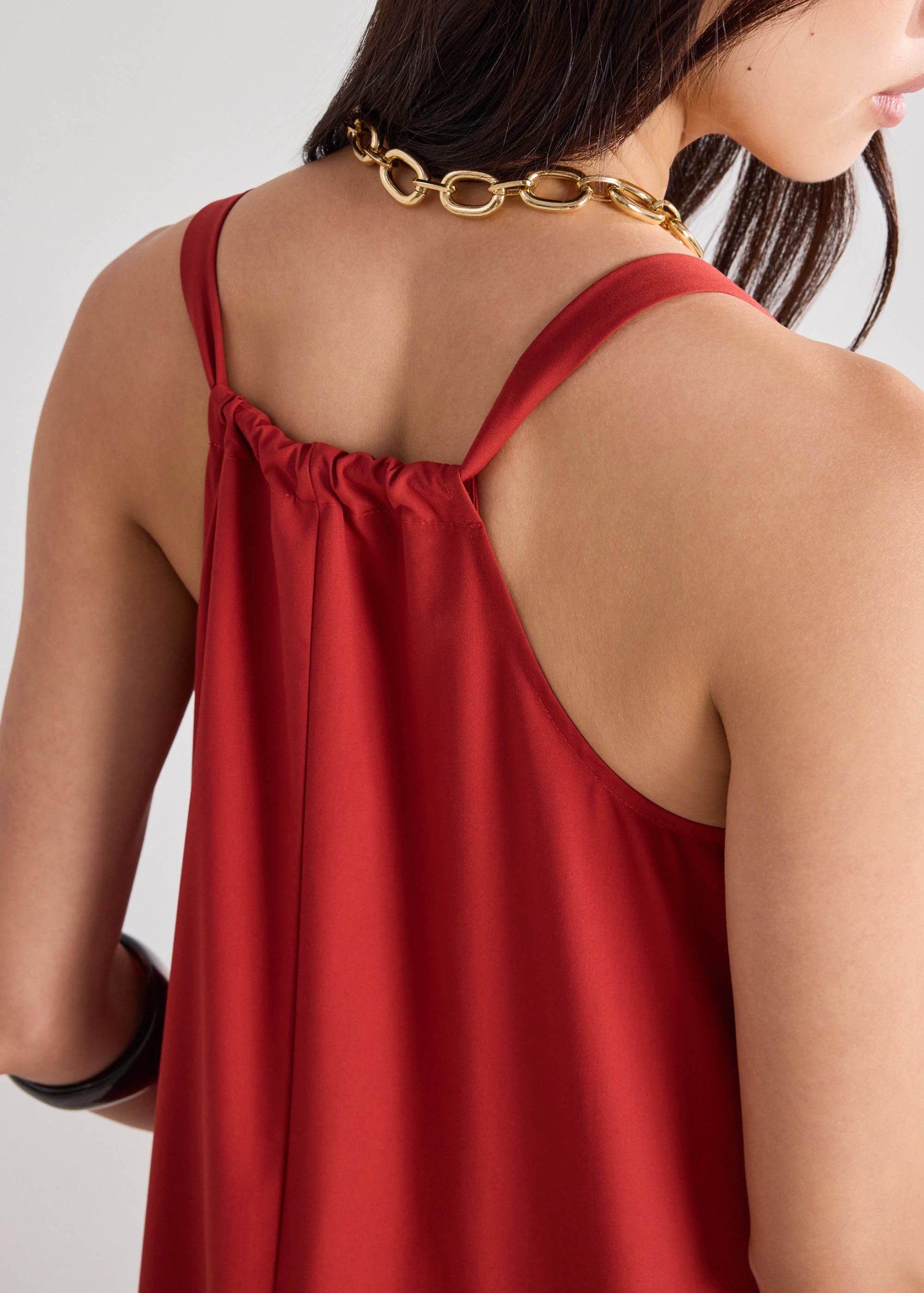 V-neck Trapeze Dress - Image 21