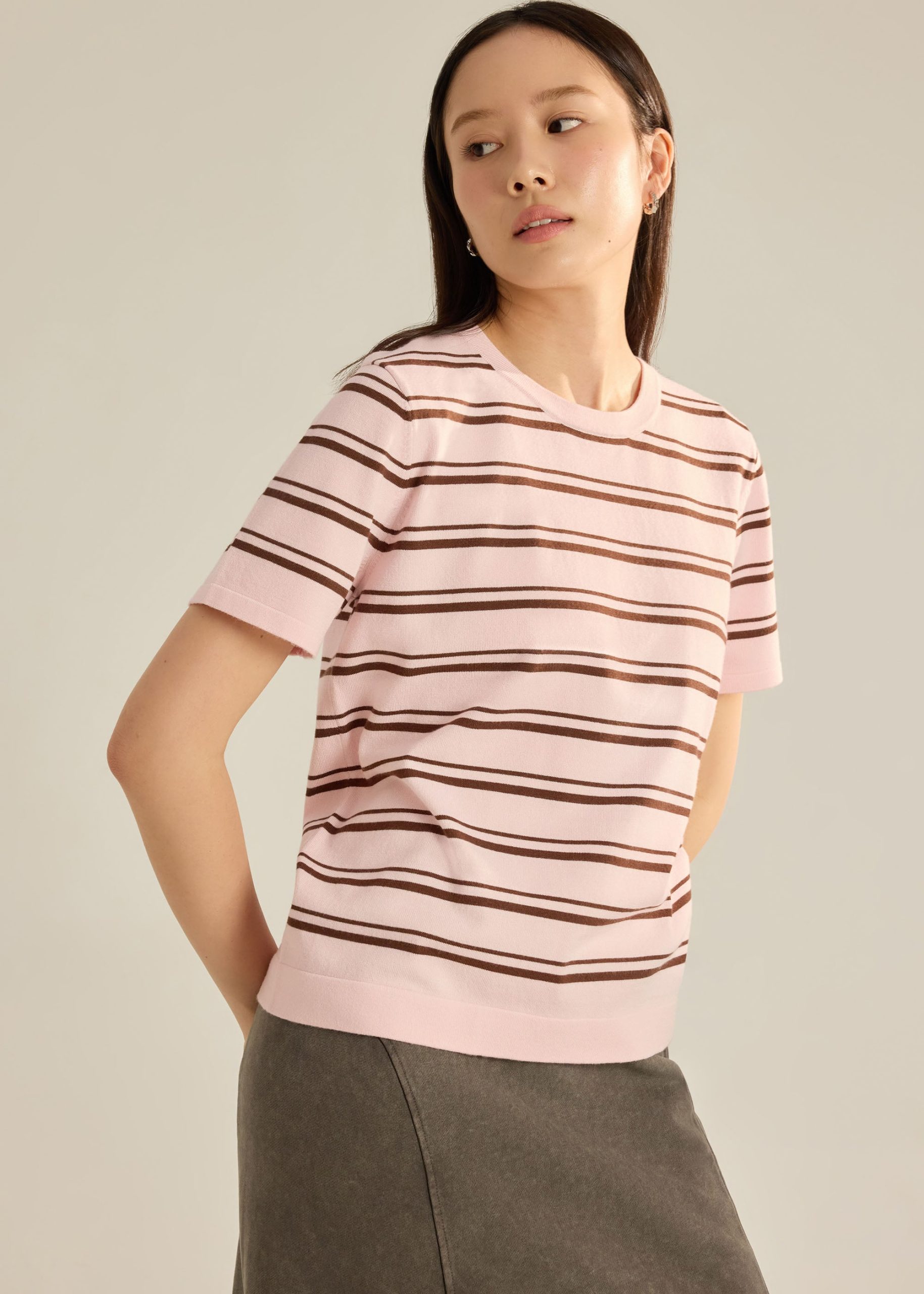 Alex Striped Knit Tee - Image 13