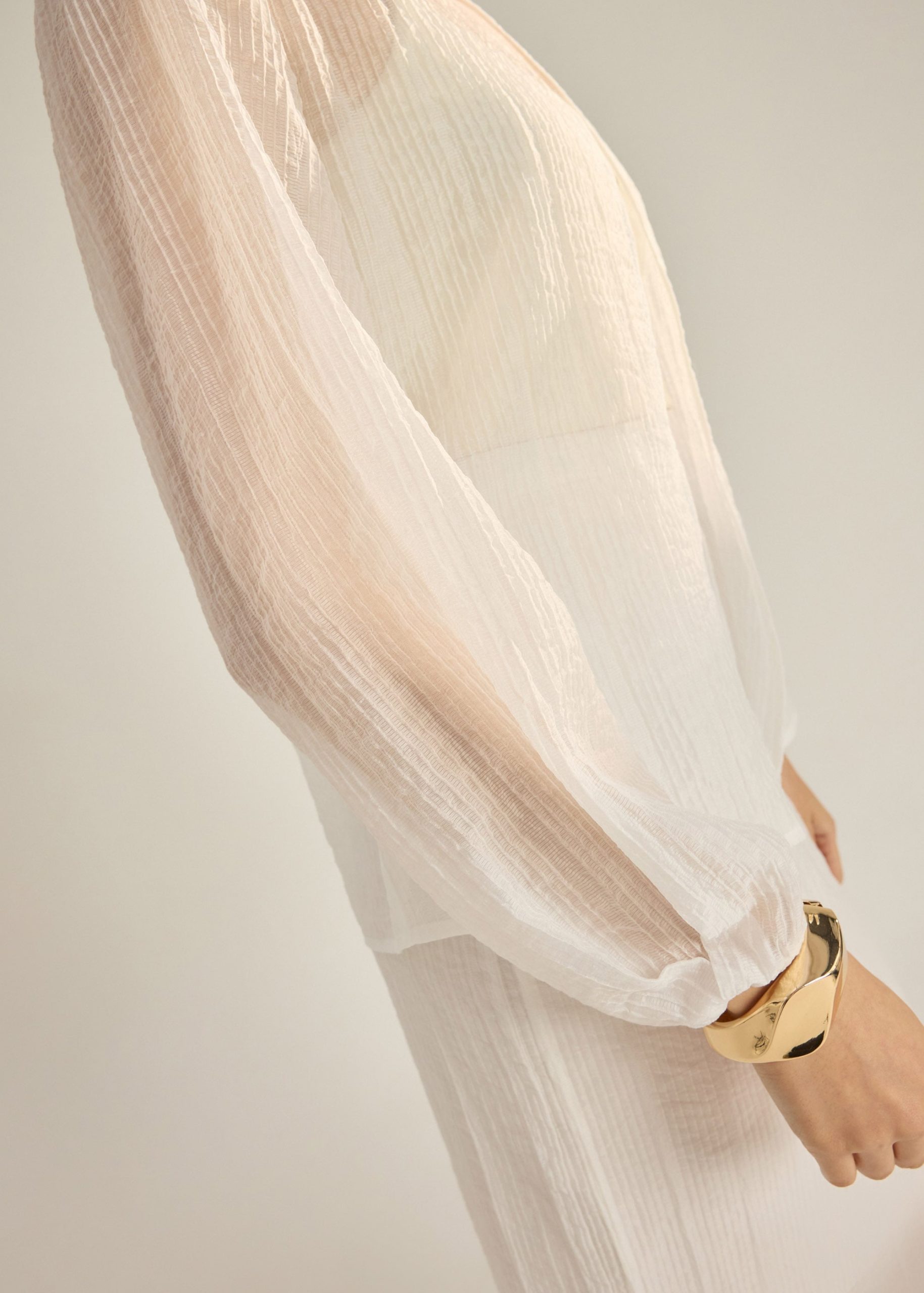 Viv RuchedReady® Sheer Textured Cardigan - Image 11