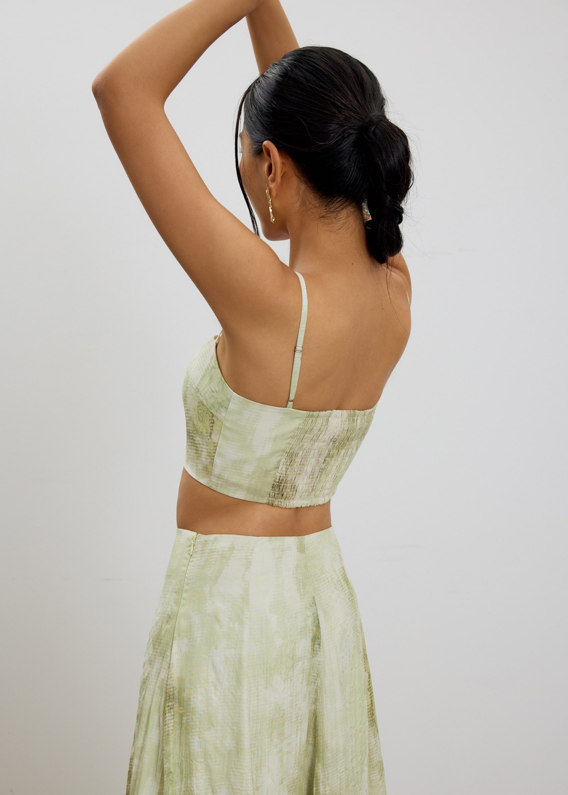 BraFree by LB Abstract Smocked Crop Top - Image 8