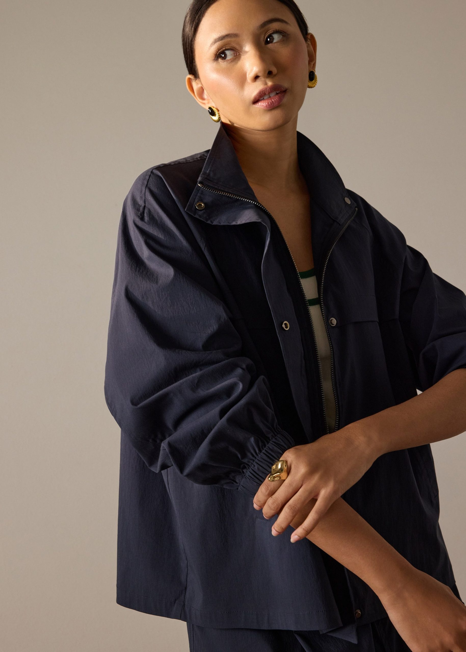 Oversized Turtleneck Jacket - Image 2