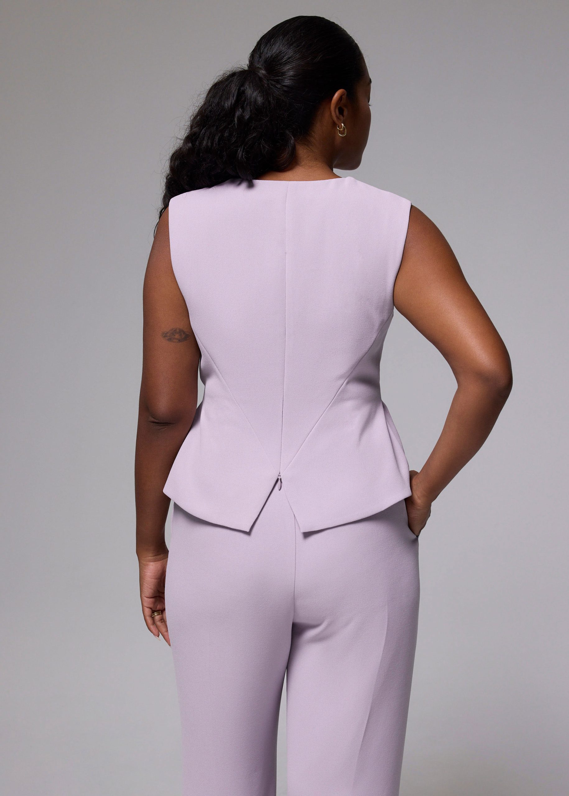 Mae Tailored Cross Over Top - Image 34